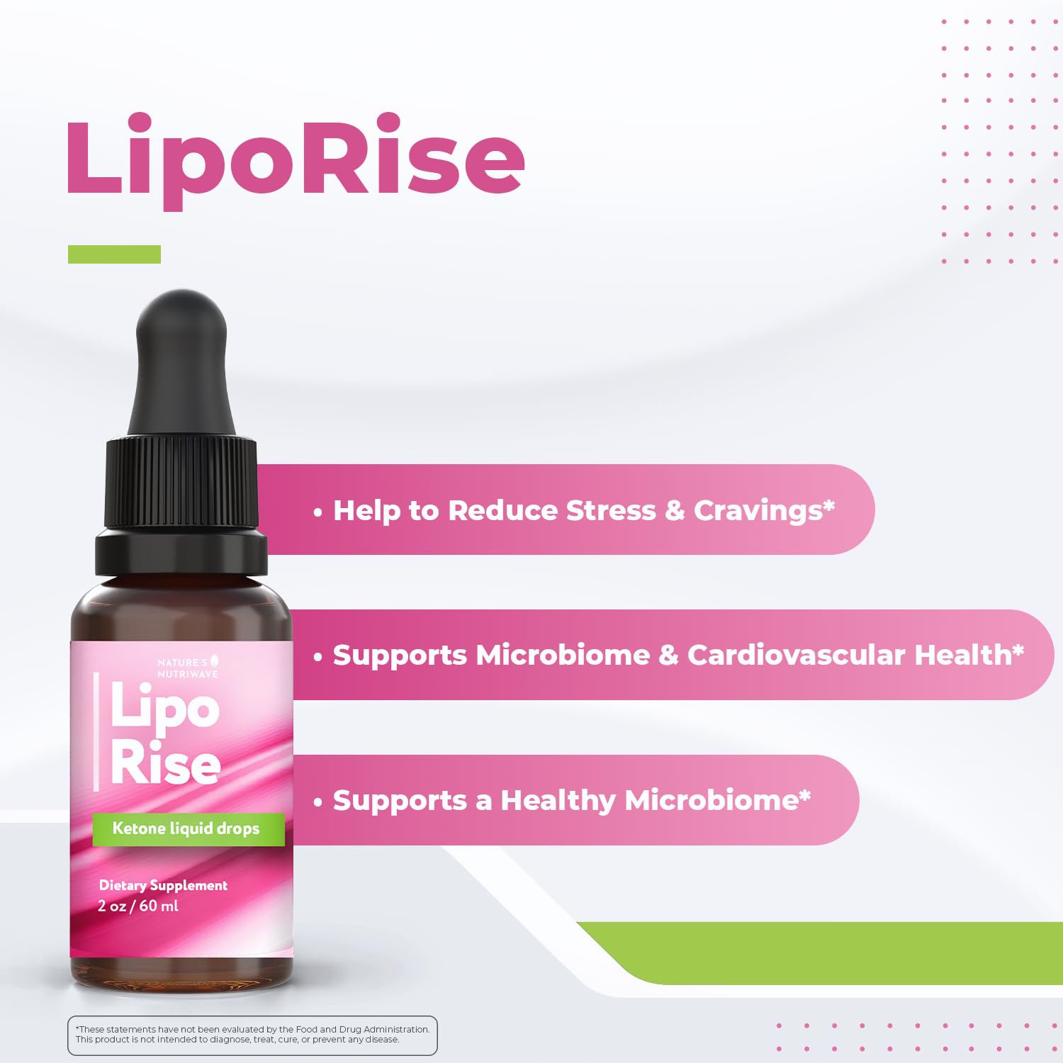 LipoRise Drops – Natural Liquid Supplement with 100% Plant-Based Ingredients, maca root, grape seed & citrus extracts | Non-GMO | GMP Certified | Made in USA | 60 mL, 60 Servings, 2 Month Supply Nature’s NutriWave Au supplements