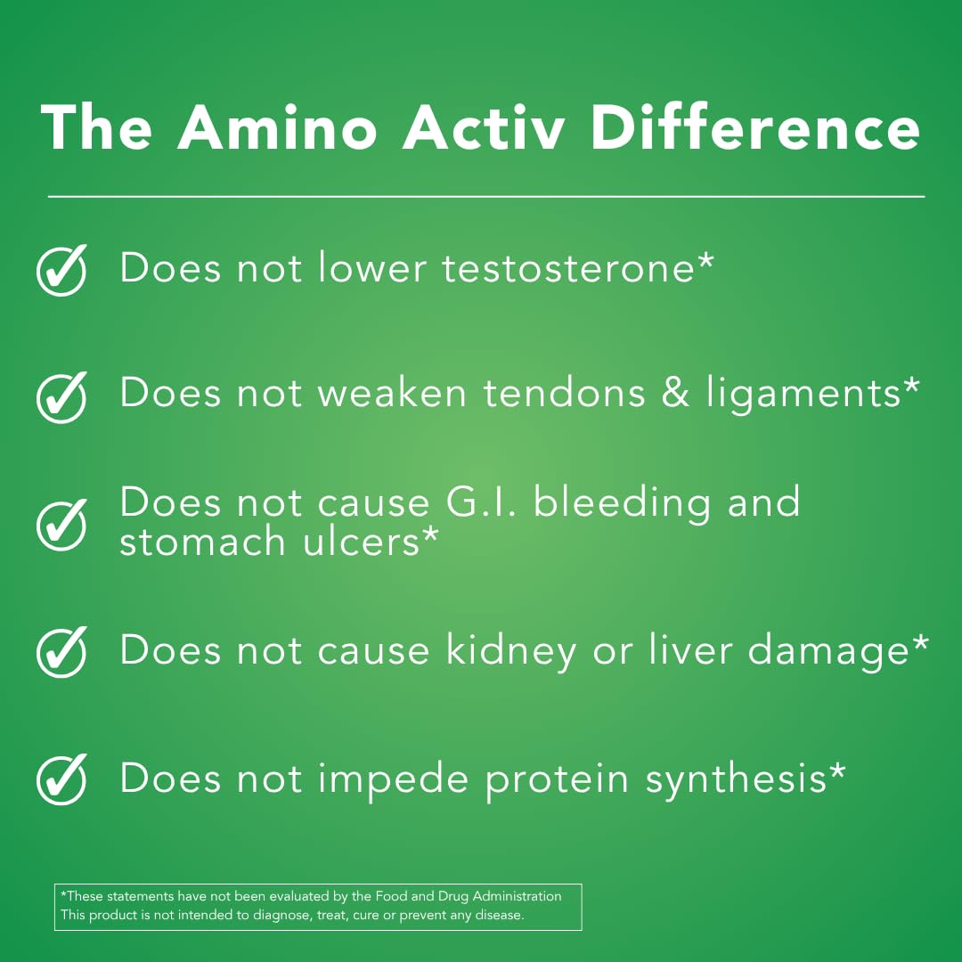 Amino Activ - Fast Holistic Support for Pain & Inflammation Caused by Activity/Exercise (180 Capsules) Amino Activ Au supplements