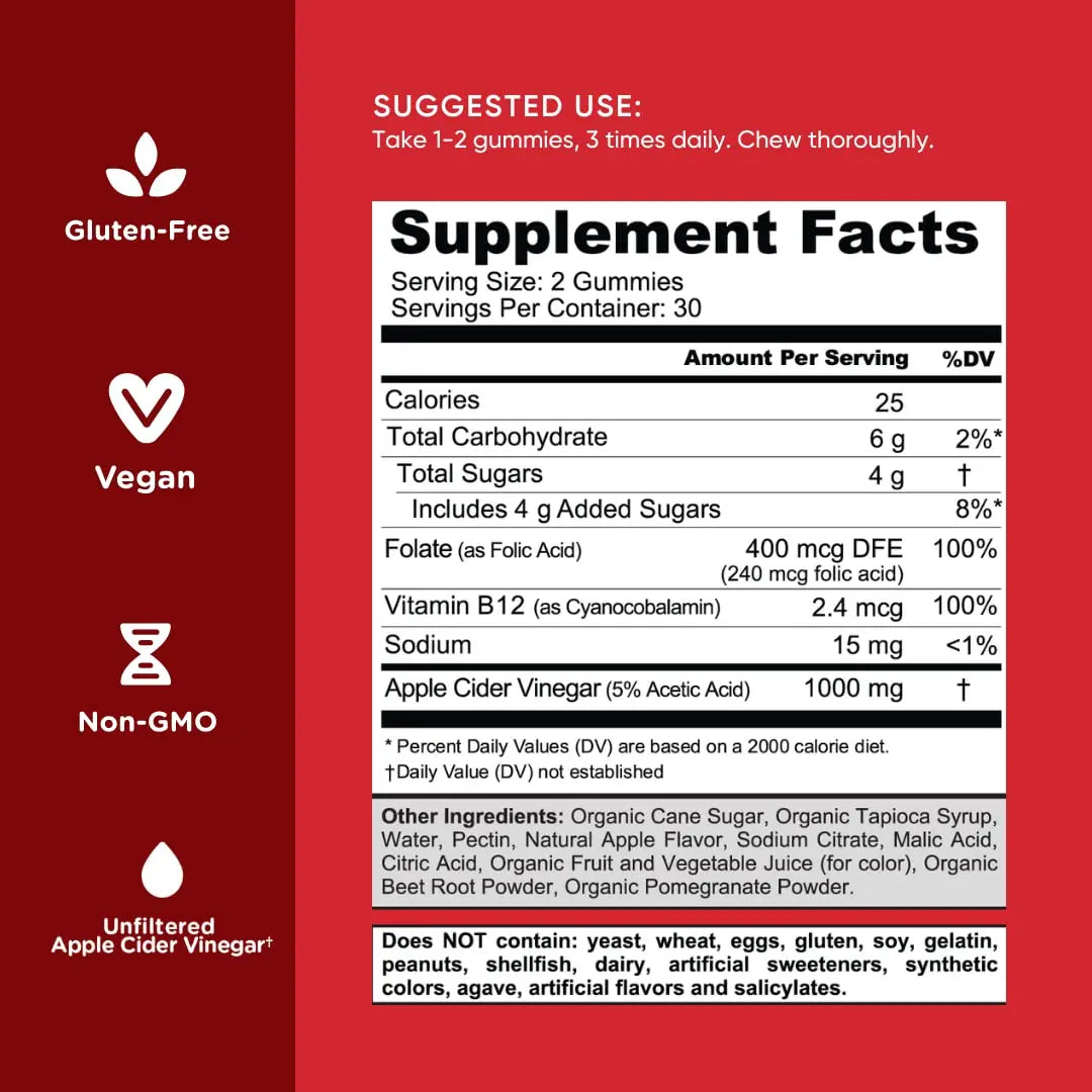 Goli Nutritional Supplement, Apple Cider Vinegar Gummy Vitamins Nutrition, 2 Pack Goli Au supplements