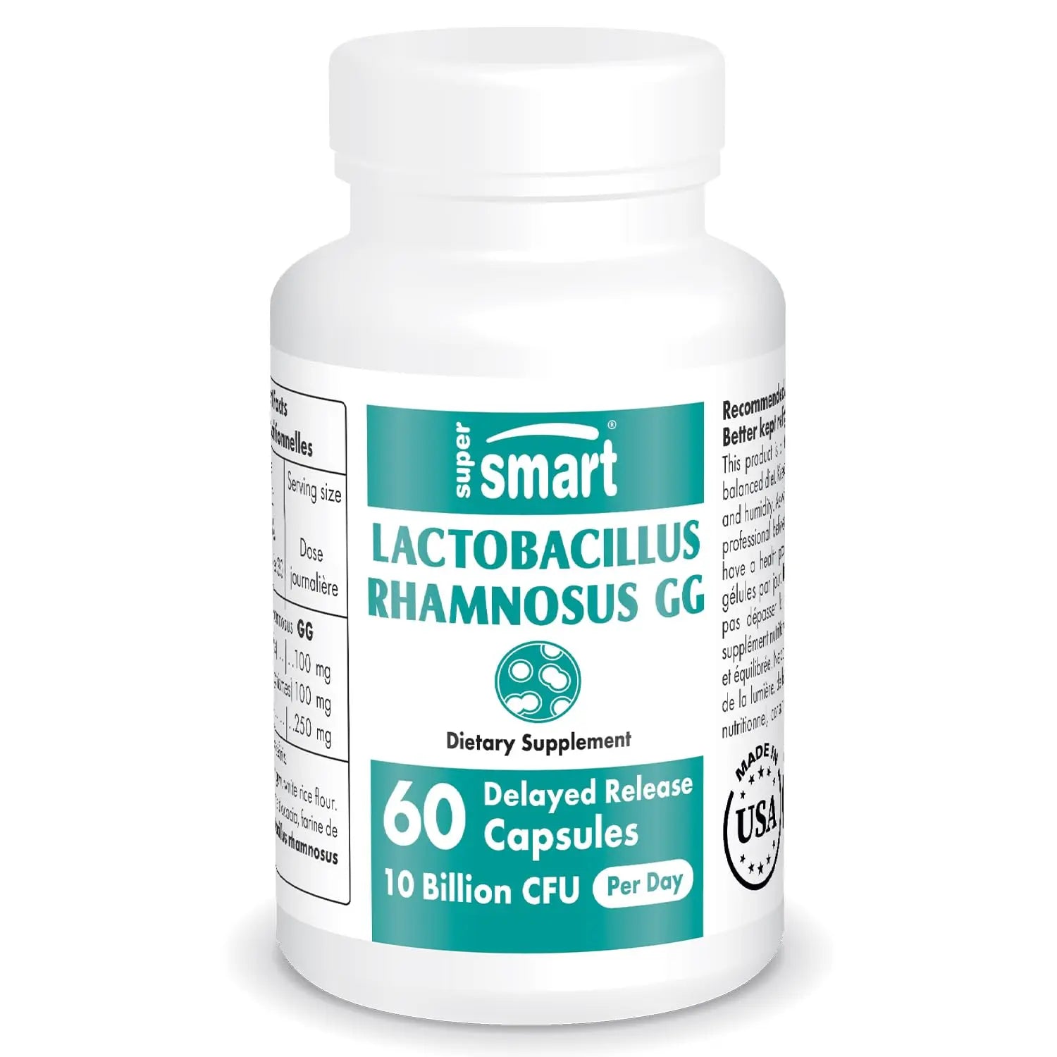 Supersmart - Lactobacillus Rhamnosus GG 10 Billion CFU per Day (LGG Probiotic Supersmart Au supplements