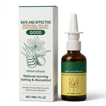 Herbal Hemorrhoid Relief Spray - Fast Acting Relief for Anal Swelling, Itching & Pain, Soothing Perianal Nursing Spray for Discomfort, Natural Plant-Based Formula, 30ML / 1 FL.OZ Aus Healthcare Au supplements