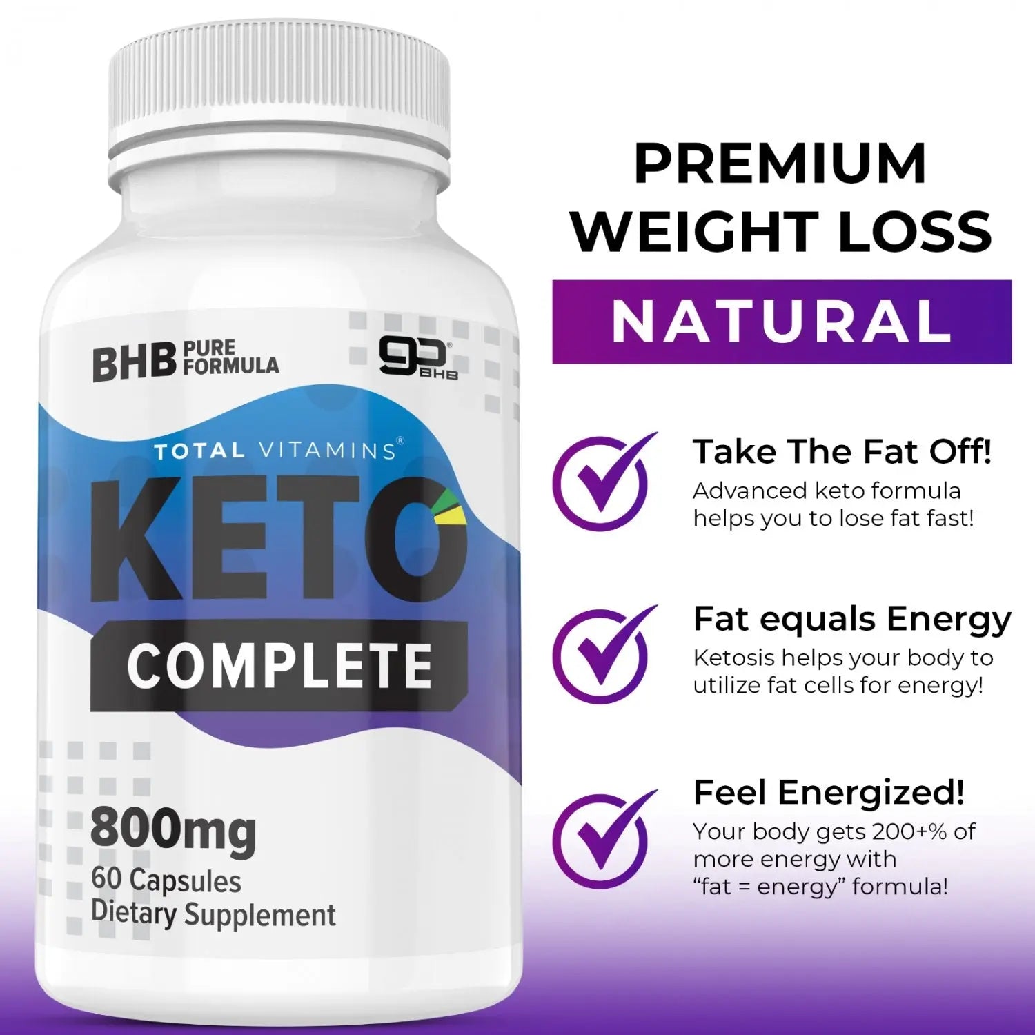 Keto Complete Diet Pills 800mg BHB Exogenous Ketones 360 Fat Burner Keto Complete Au supplements
