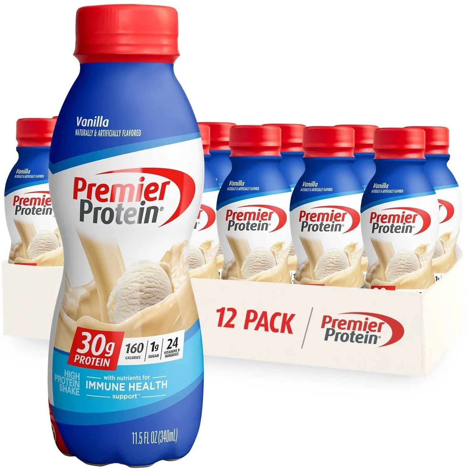 Premier Protein Shake, Vanilla, 30g Protein, 1g Sugar, 24 Vitamins & Minerals Premier Protein Store Au supplements