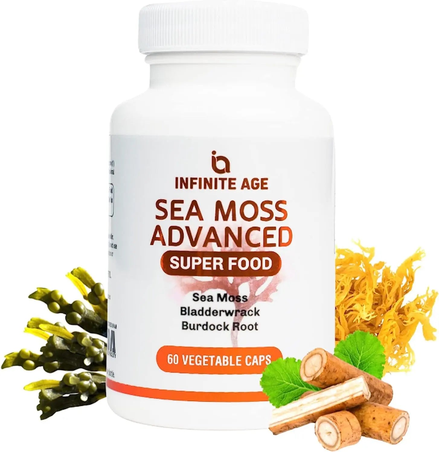 INFINITE AGE: 1250mg Sea Moss Advanced Superfood - High-Potency, Vegan INFINITE AGE Store Au supplements