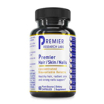 Premier Research Labs Premier Hair/Skin/Nails - Hair Growth Supplement for Women & Men with Keratin, Vitamins for Hair Growth, Beauty from Within for Hair, Skin and Nails - 60 Vegetarian Capsules Premier Research Labs Au supplements