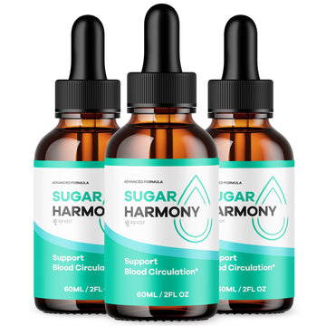 (3 Pack) Sugar Harmony Drops, Official SugarHarmony Liquid Drops with All Natural Ingredients, Advanced Formula Support Supplement with Maximum Strength Premium Vitamins for Women & Men (90 Servings) Syvor Au supplements