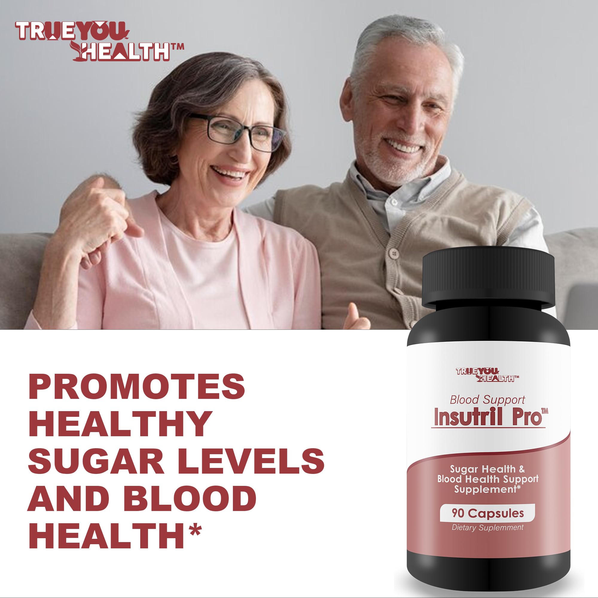 Blood Support Insutril Pro - Our Best Sugar Health & Blood Health Support Supplement - Circulatory Health Support - Blood Balance Blood Boost Blood Circulation Supplements - Health Blood Balance Pills True You Health Au supplements