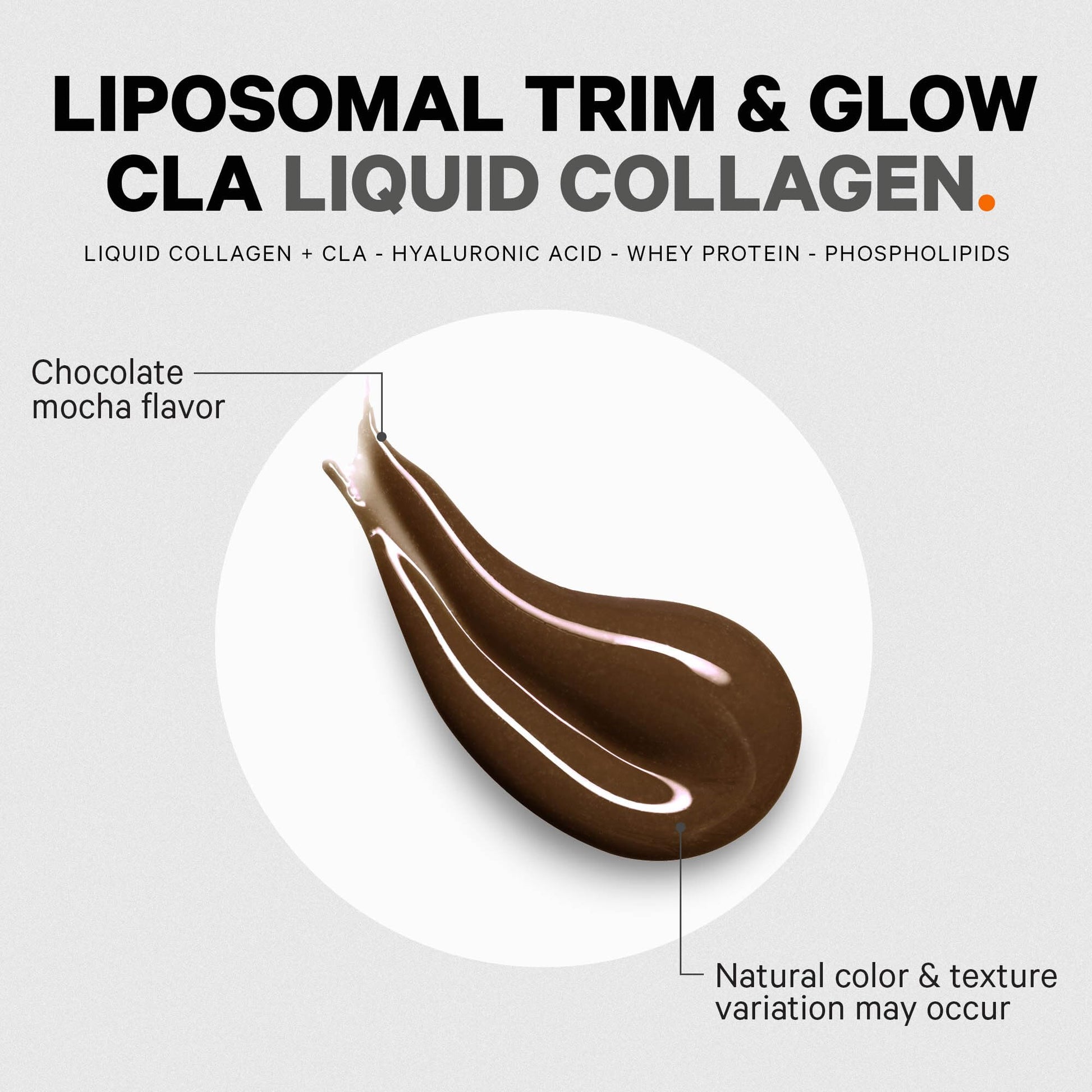 Codeage Liquid Collagen Supplement Chocolate Flavor, Beauty Trim & Glow Liposomal Collagen Peptides, CLA Conjugated Linoleic Acid, Hyaluronic Acid, Vitamin E, Hydrolyzed, Non-GMO, 15.22 fl oz Codeage Au supplements