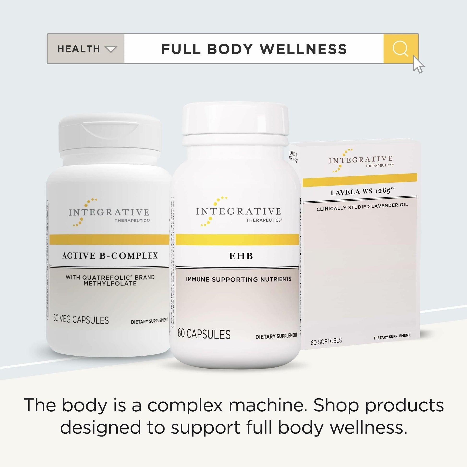 Integrative Therapeutics EHB - Immune Support Supplement with Vitamins A, C & B6* - Mineral Support with Zinc - Dairy-Free & Gluten-Free - 60 Capsules (20 Servings) Integrative Therapeutics Au supplements