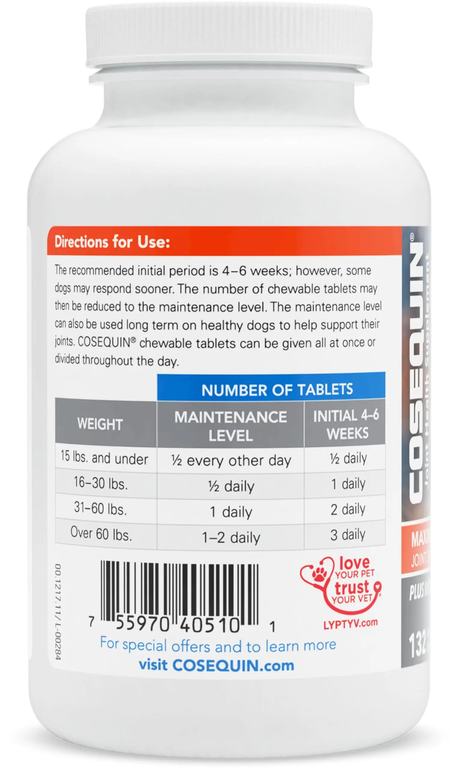 Nutramax Laboratories Cosequin Maximum Strength Joint Health Supplement for Dogs Nutramax Laboratories Au supplements
