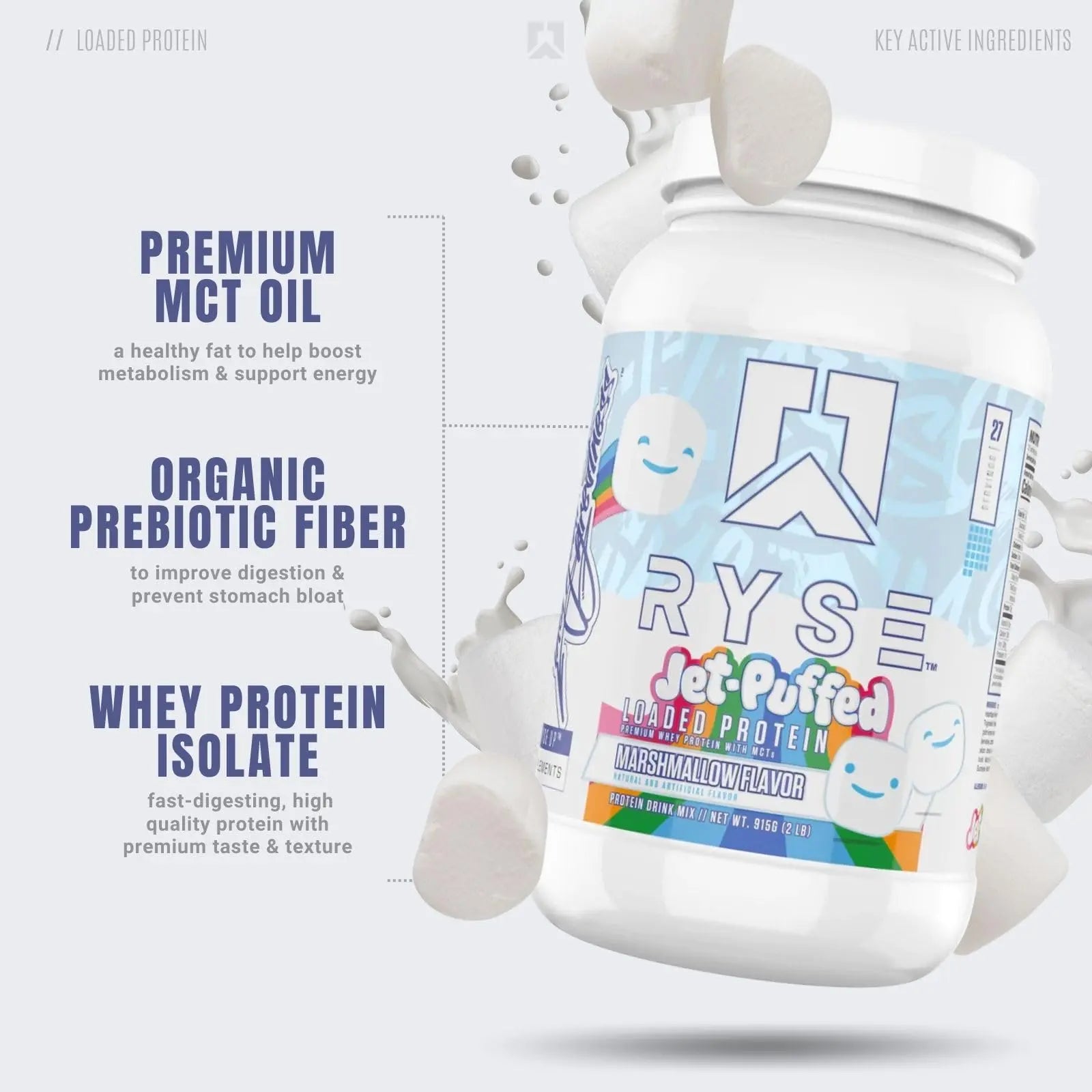 RYSE Up Supplements Loaded Protein Powder | 25g Whey Protein Isolate & Concentrate RYSE Up Supplements Au supplements