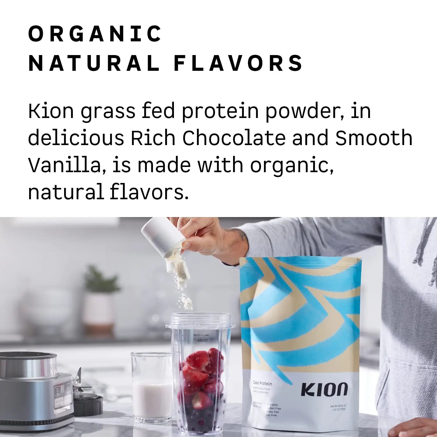 Kion Clean Protein | Grass-Fed & Pasture-Raised Whey Isolate Protein Powder Kion Au supplements