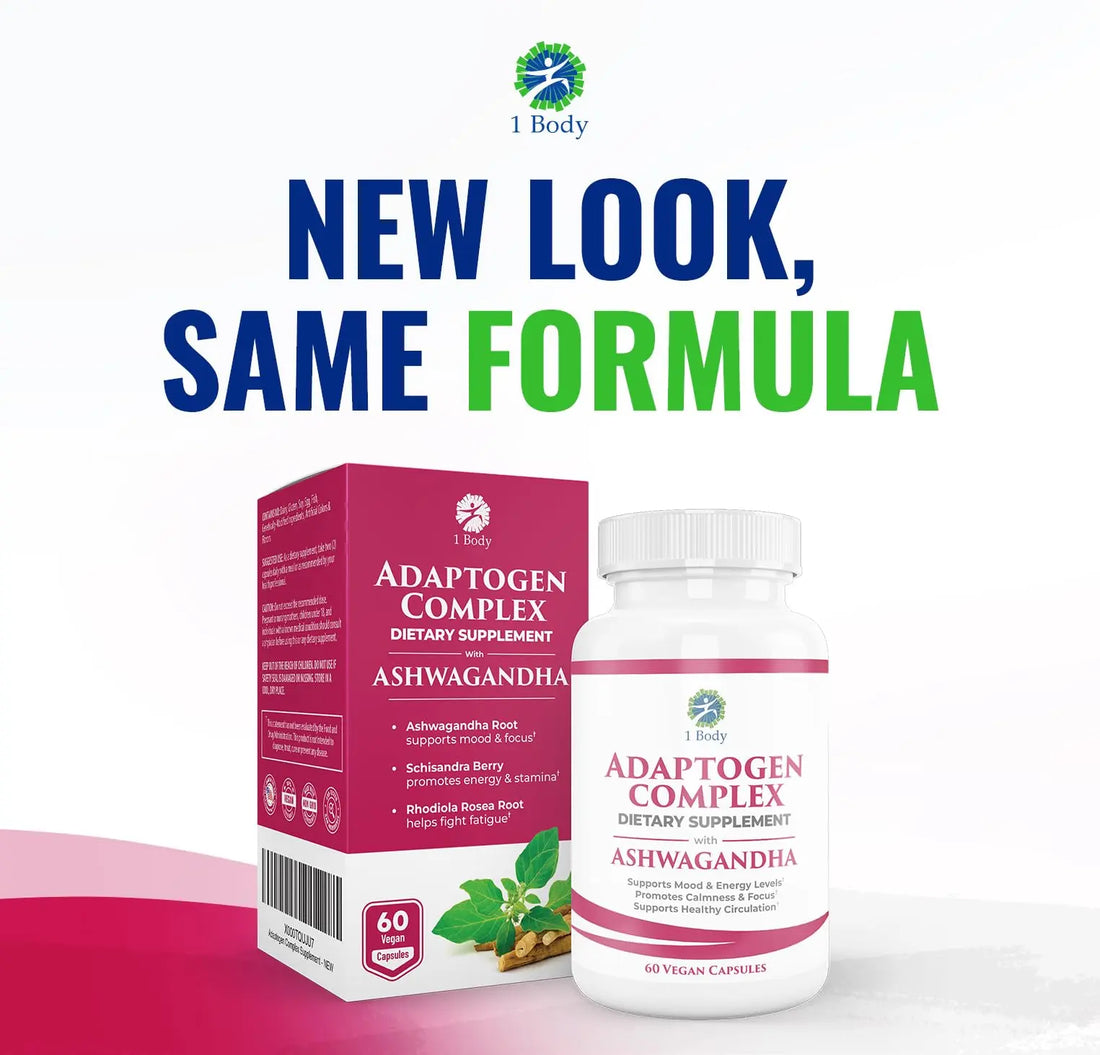 1 Body Adaptogen Complex with Ashwagandha 1 Body Au supplements