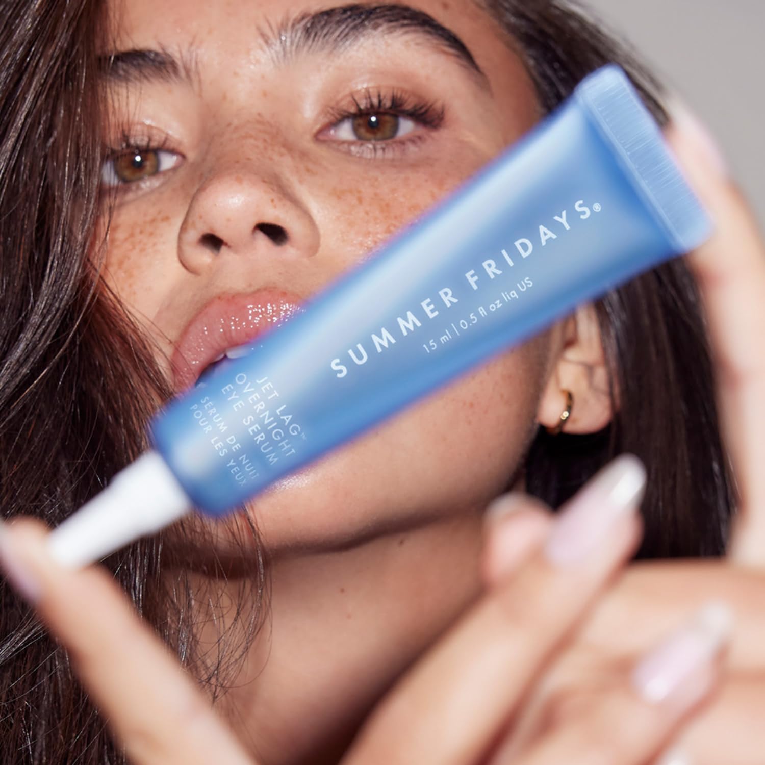 Summer Fridays Jet Lag Overnight Eye Serum - Nourishing Undereye Treatment for Dark Circles - Helps to Hydrate, Smooth, Firm & Depuff - Enriched with Glycerin to Lock in Moisture (0.5 Fl Oz) Summer Fridays Au supplements
