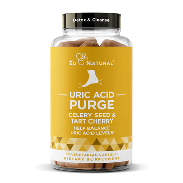 Purge! Uric Acid Flush – Eat & Drink What You Want – Detox and Cleanse with Celery Seed Extract Eu Natural Au supplements
