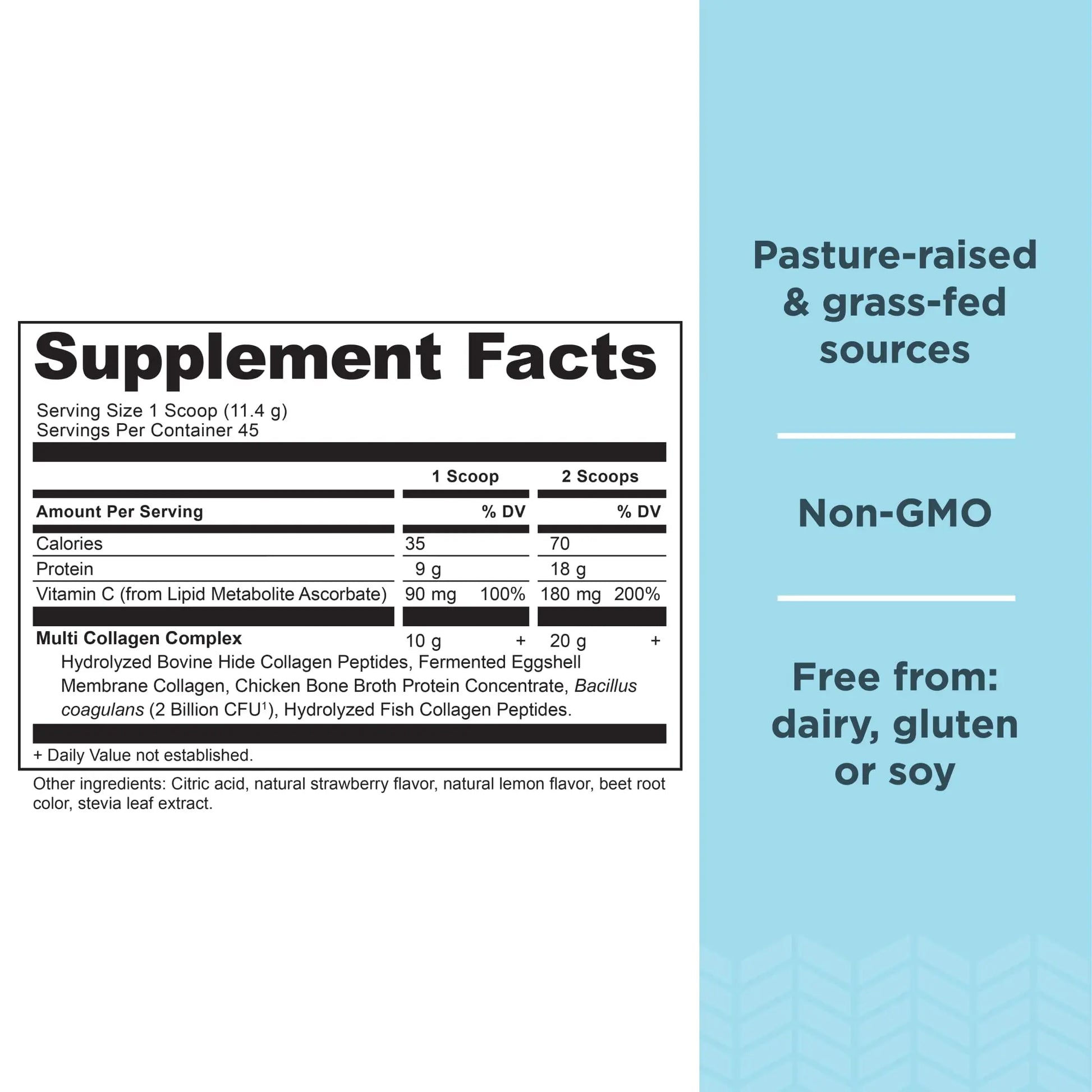 Ancient Nutrition Collagen Powder Protein, Multi Collagen Protein Powder, Strawberry Lemo Ancient Nutrition Au supplements