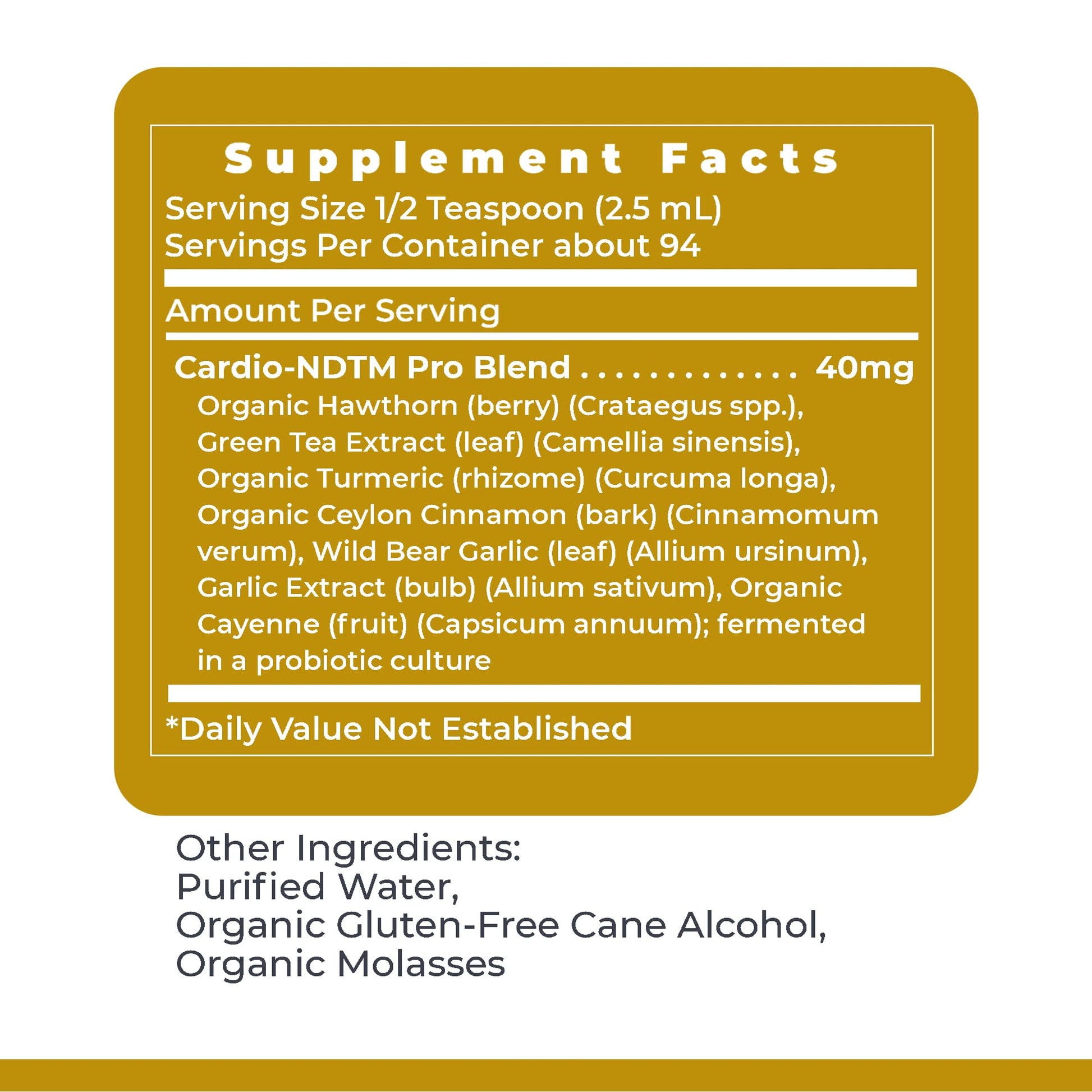 Premier Research Labs Fermented Cardio-ND - Cardio Heart Health, Cardio Support Liquid Fermented in Probiotics for Women, Men, Adults, Supports Heart Health with Hawthorne Berry - 8 fl oz Bottle Premier Research Labs Au supplements