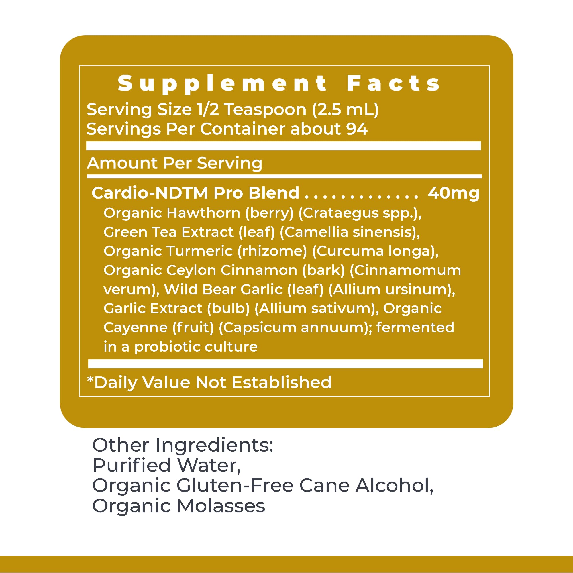 Premier Research Labs Fermented Cardio-ND - Cardio Heart Health, Cardio Support Liquid Fermented in Probiotics for Women, Men, Adults, Supports Heart Health with Hawthorne Berry - 8 fl oz Bottle Premier Research Labs Au supplements