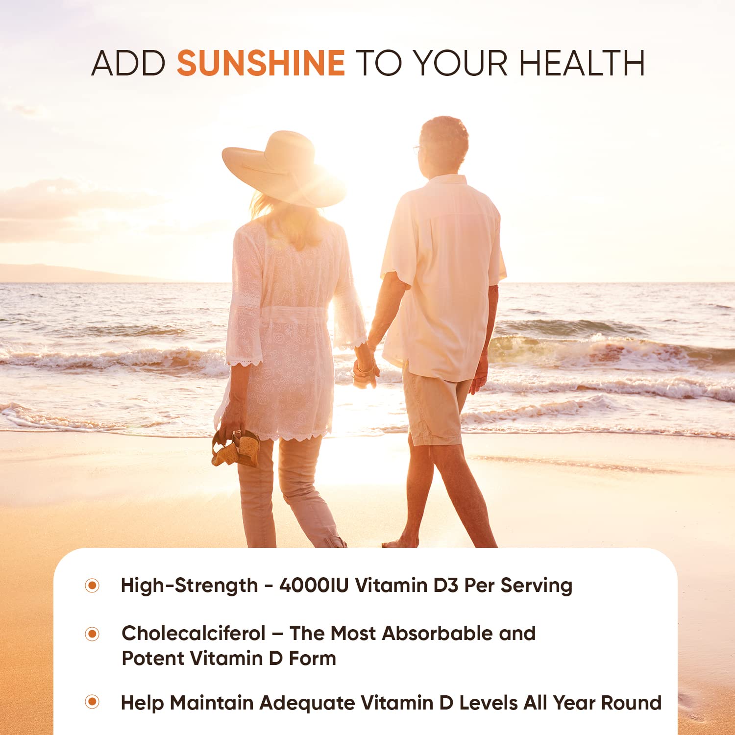 Vitamin D3 4000 IU – 400 High Strength Vitamin D Tablets (1+ Year Supply) – Vegetarian WeightWorld Au supplements