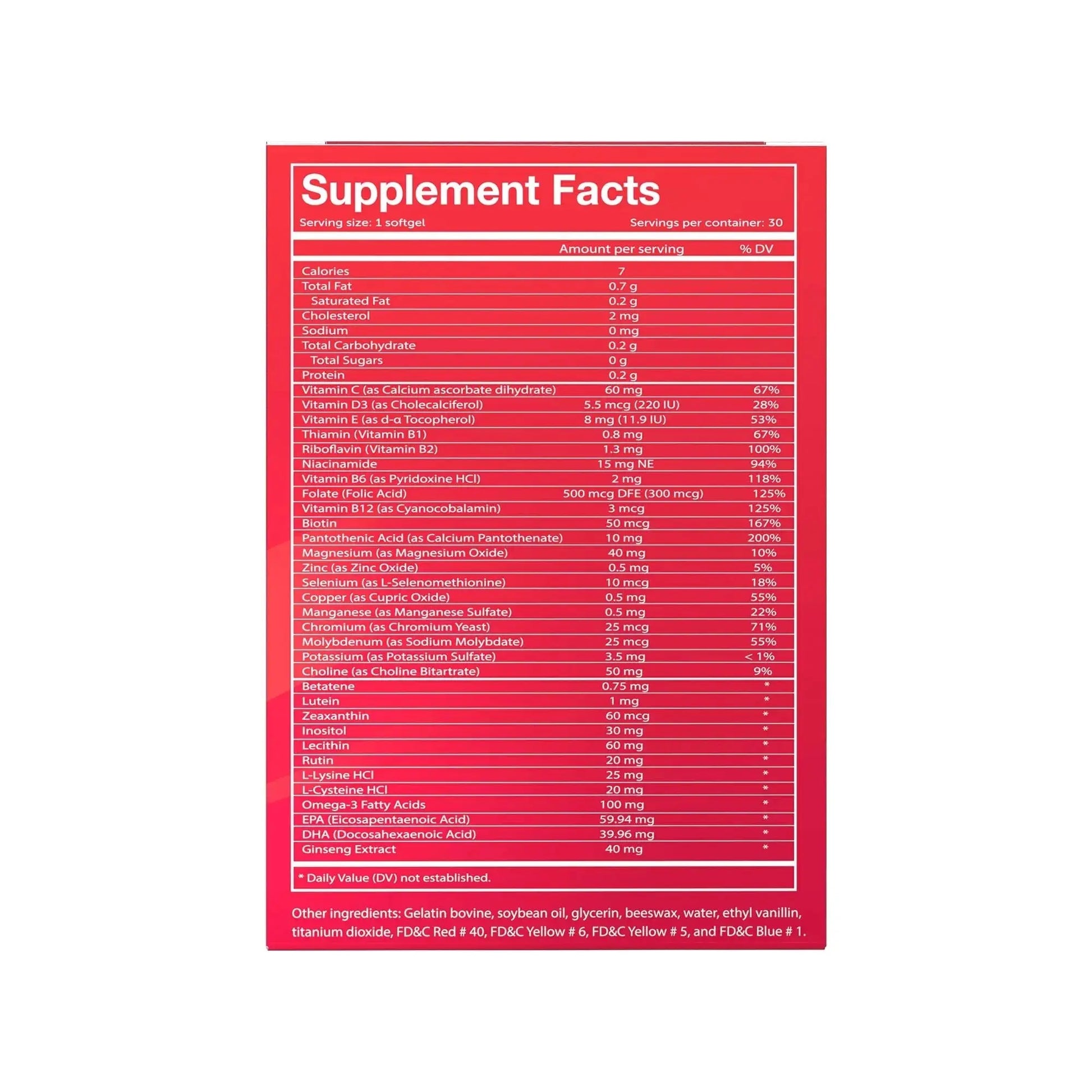 Vivioptal Active, 30 Softgels, Ginseng & Omega 3, Multivitamin & Multimineral, Gluten Free, German Formula Vivioptal Vitamins Au supplements