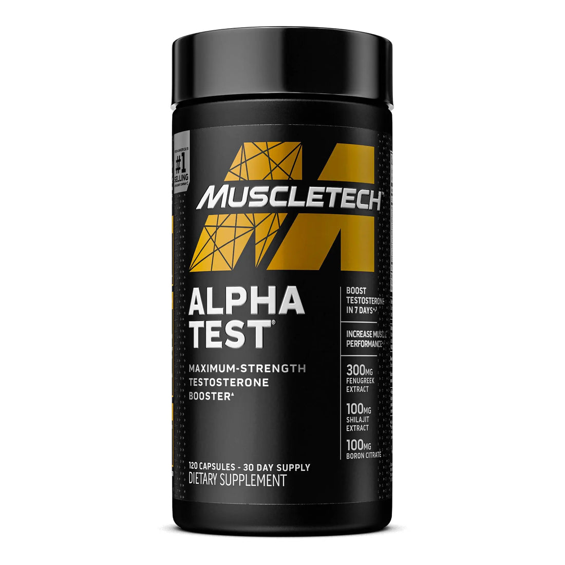 Testosterone Booster for Men, MuscleTech AlphaTest, Tribulus Terrestris & Boron Suppleme MuscleTech Au supplements