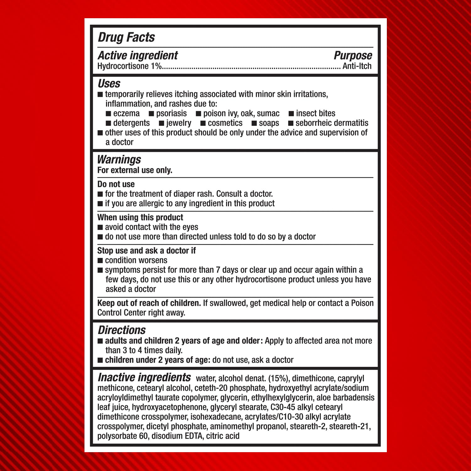 Cortizone-10 Maximum Strength Itch Relief Massaging Rollerball, 1% Hydrocortisone, Fast-Acting, Anti-Itch Liquid for Bug Bites, Rash, Eczema, Psoriasis, Poison Ivy, Oak, Sumac, 1.5 fl. oz Cortizone 10 Au supplements