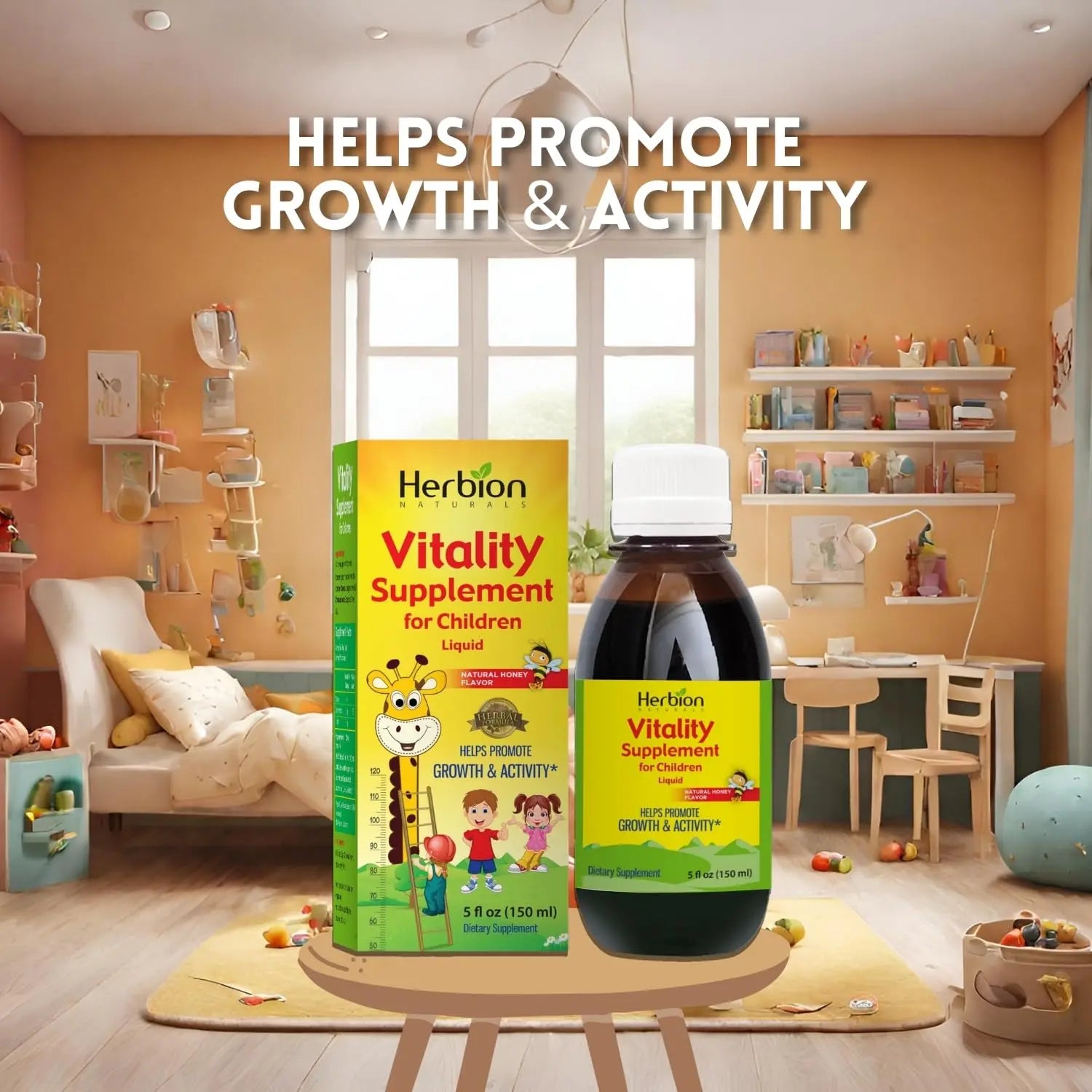 Herbion Naturals Vitality Supplement Syrup for Children, Promotes Growth and Appetite Herbion Naturals Au supplements