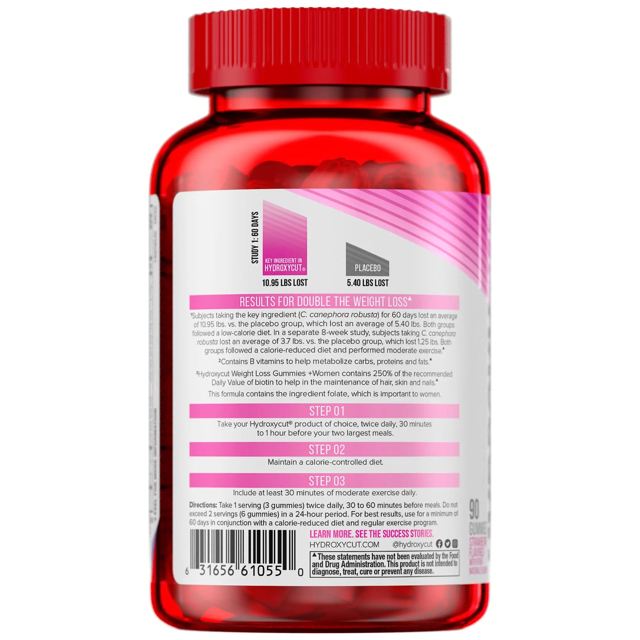 Hydroxycut Gummies + Women Strawberry 90ct Hydroxycut Au supplements