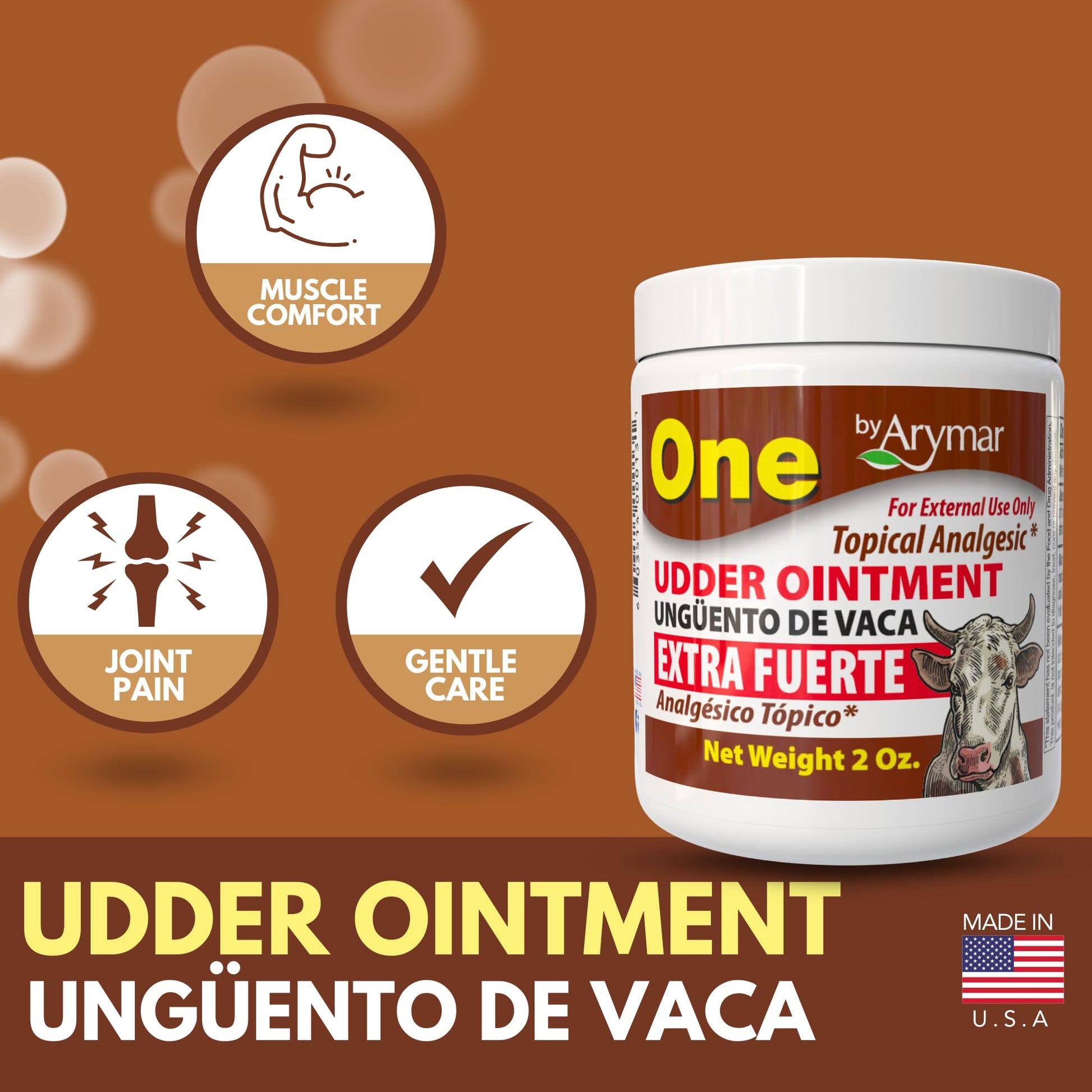 Arymar Udder Ointment: Intensive Soothing Cream for Muscle and Joint Comfort, Topical Balm for Tired Muscles and Skin manteinence, Traditional Formula, 2.6 oz Arymar Au supplements