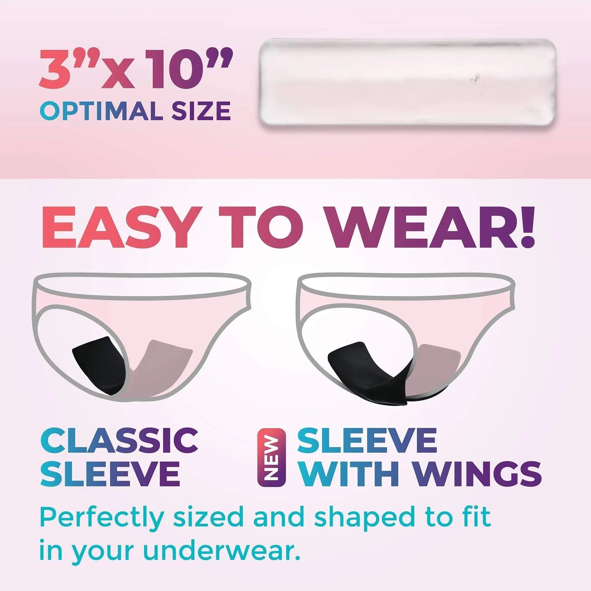 Reusable Perineal Ice Packs with Washable Sleeves – for Hemorrhoids, Postpartum Vaginal Pain PhysioNatural Au supplements