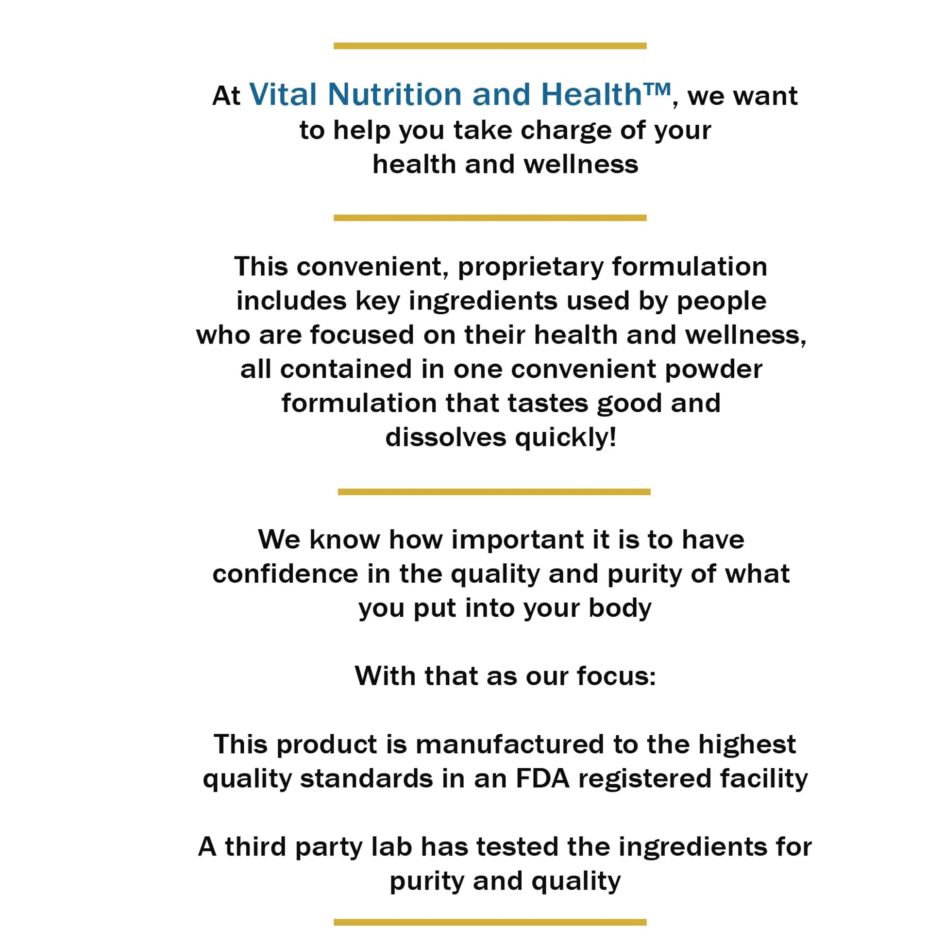 Vital Nutrition and Health All-in-One Powder: Protein, Collagen, Creatine, Resveratrol, Spermidine, Hyaluronic Acid, CoQ10 + Key Vitamins Vital Nutrition and Health Au supplements