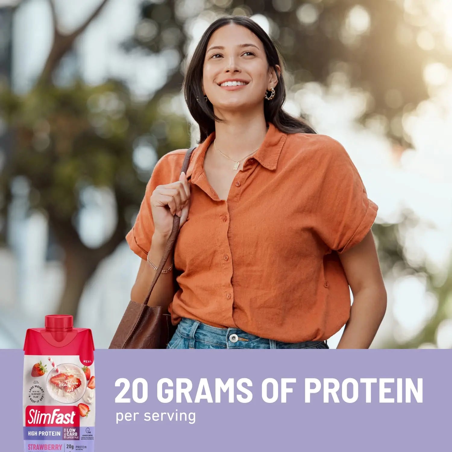 SlimFast Protein Shake, Strawberry- 20g Protein, Meal Replacement Shake Ready to Drink SlimFast Au supplements