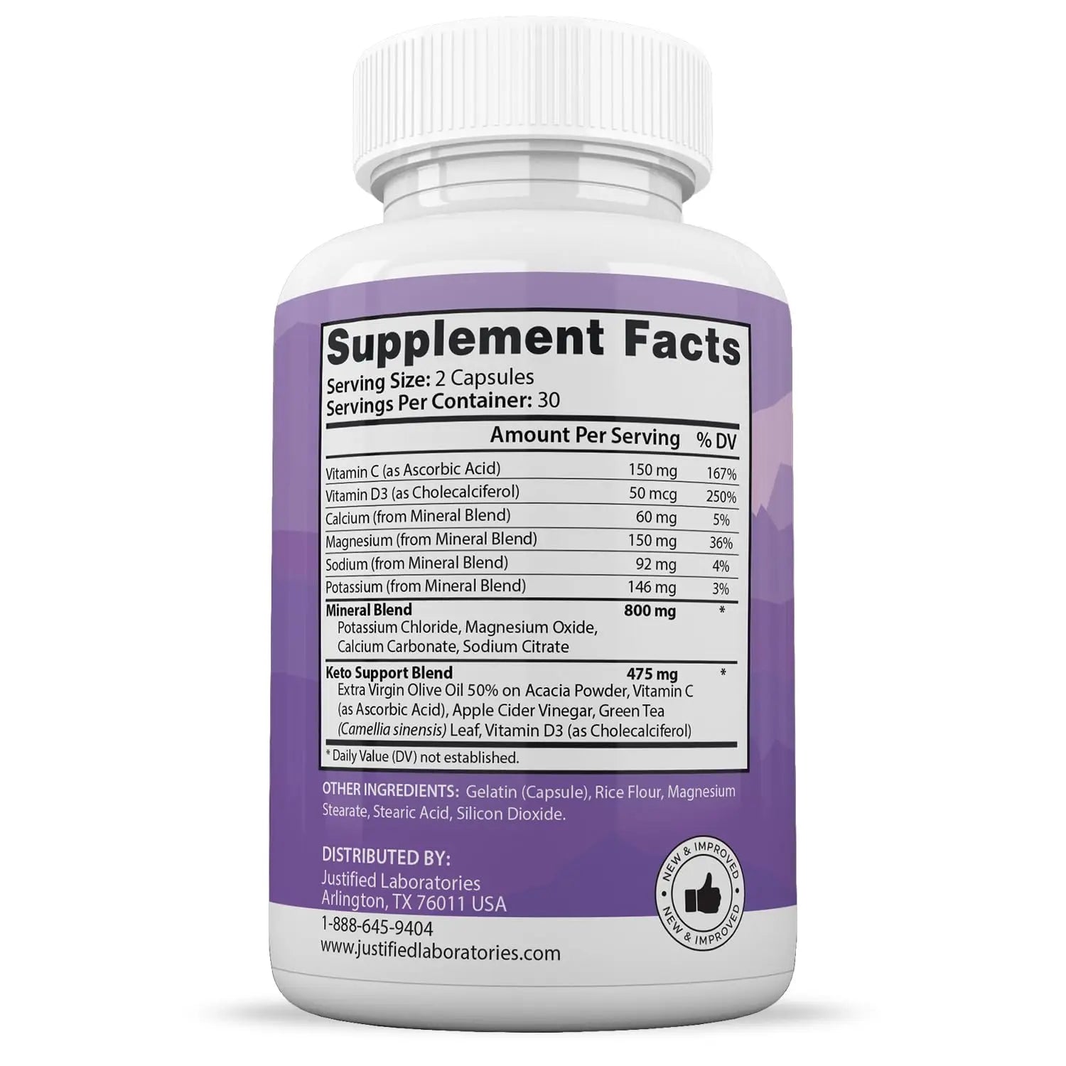 (5 Pack) Ultra Fast Pure Keto Boost Pills 1275MG New & Improved Formula Contains Apple Justified Laboratories Au supplements