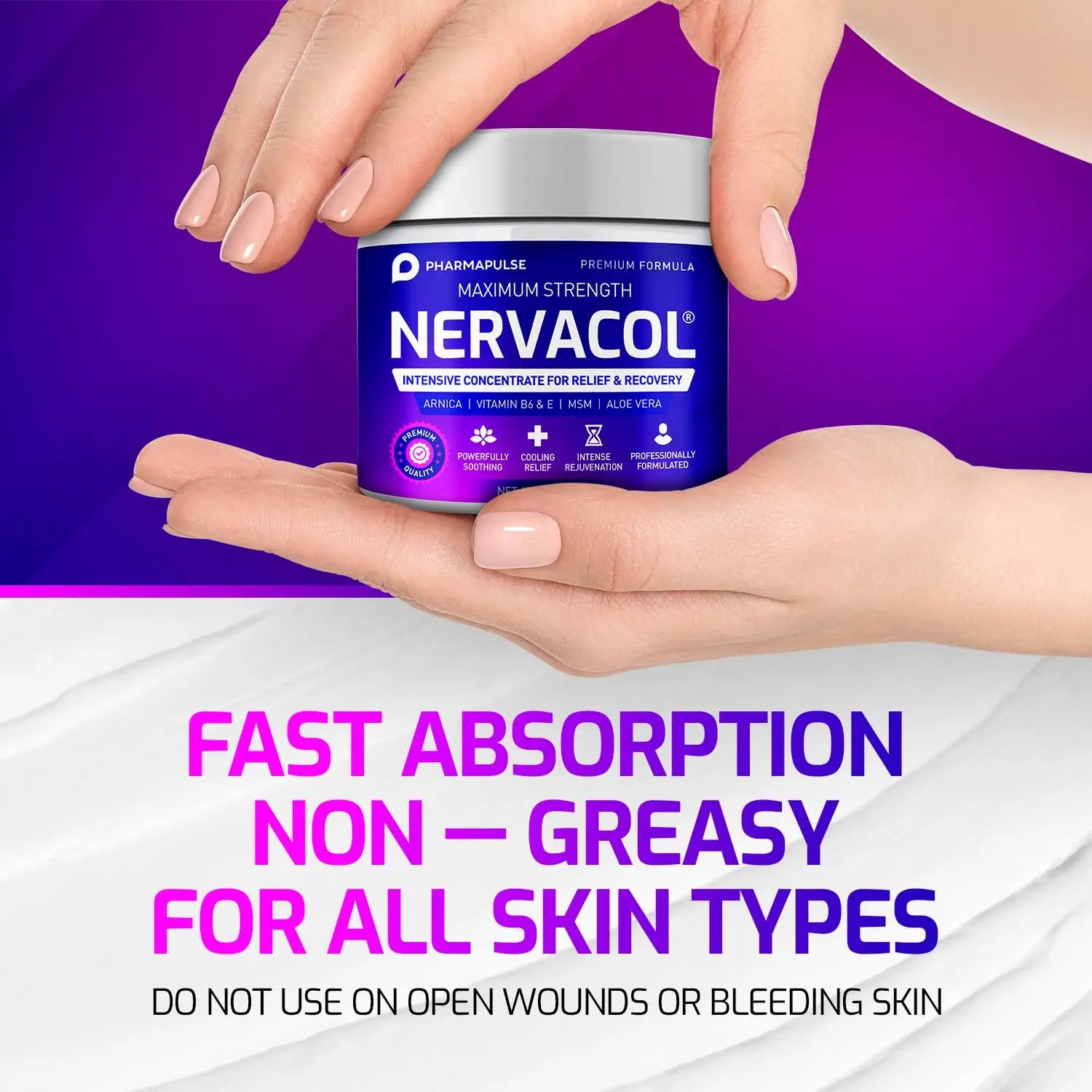 Neuropathy Nerve Therapy & Relief Cream - Maximum Strength Relief Cream for Foot Pharmapulse Au supplements