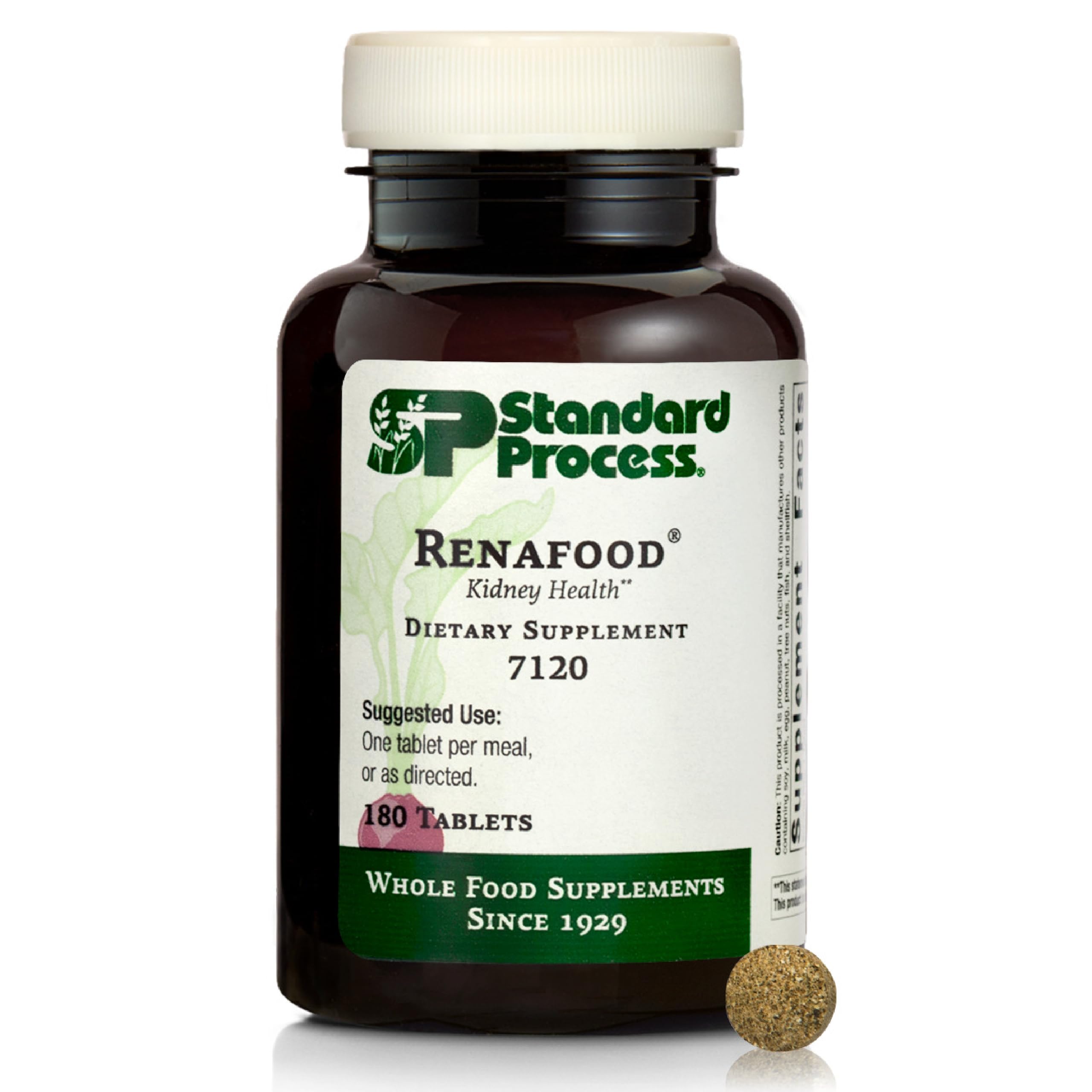 Standard Process Renafood - Supports Healthy Kidney Function & Antioxidant Activity - Contains Vitamins A - Non-Soy - 180 Tablets Standard Process Inc. Au supplements