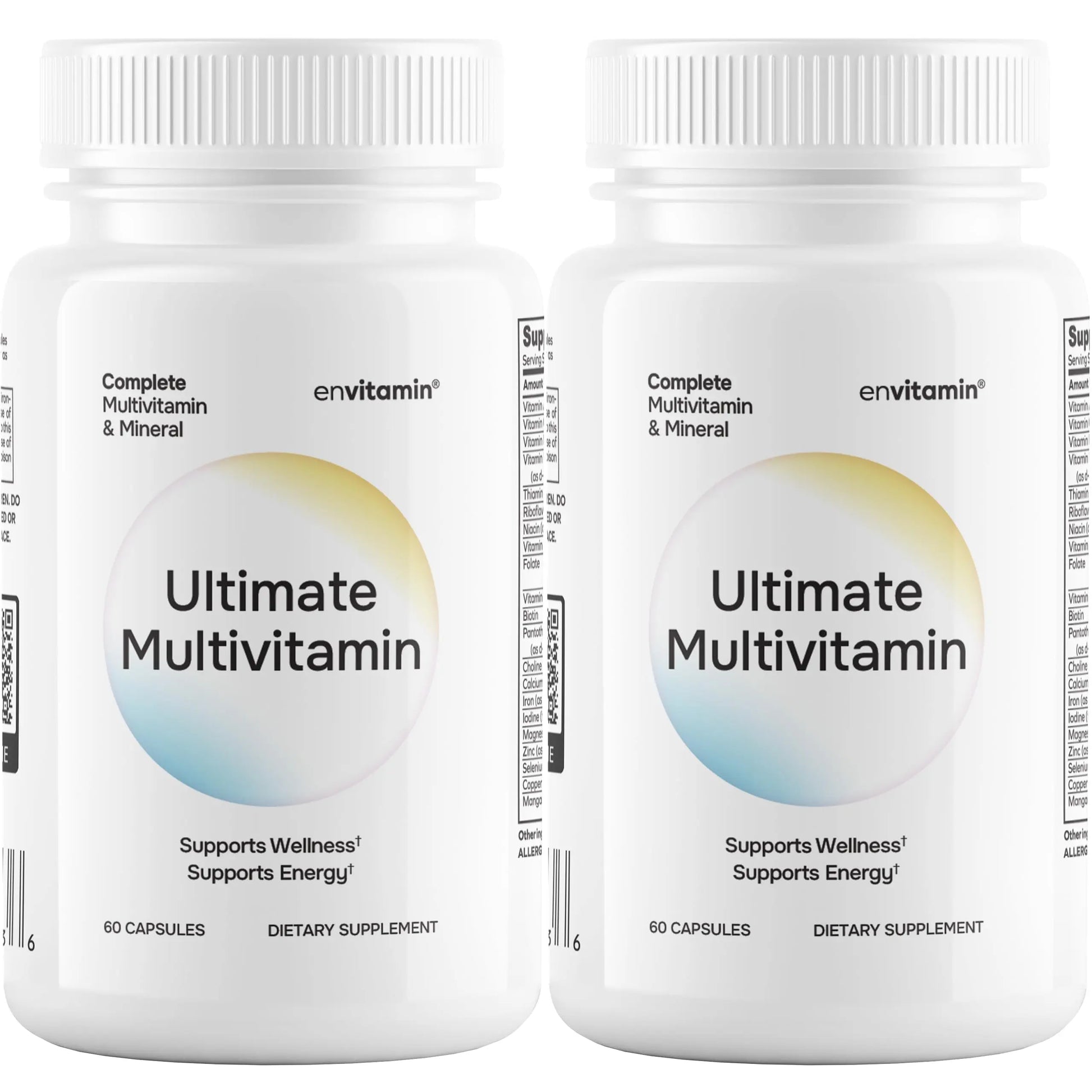 envitamin Ultimate Multivitamin Multimineral and Superfood with 42 Fruit and Vegetable Blend, 60 Count (Ultimate 2 Pack) envitamin Au supplements