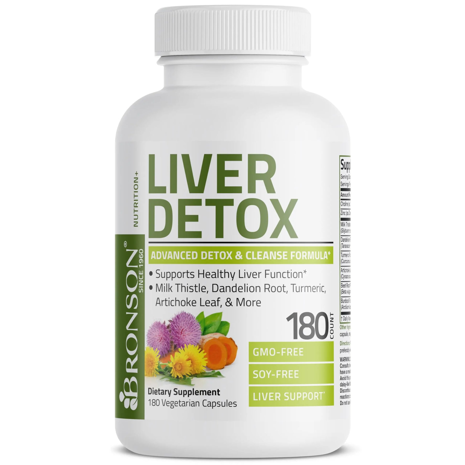 Bronson Liver Detox Advanced Detox & Cleansing Formula Supports Health Liver Function Bronson Au supplements