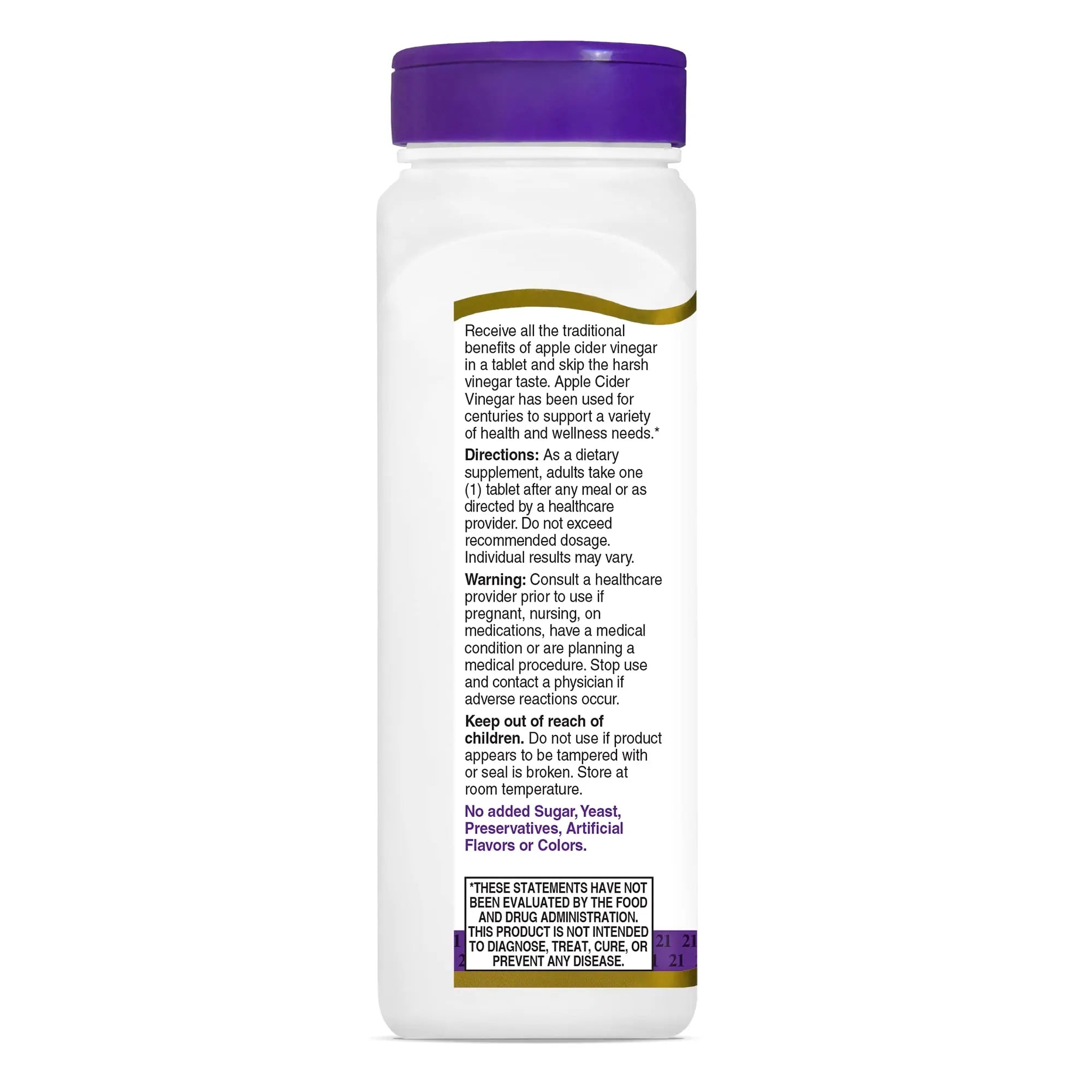 21st Century Apple Cider Vinegar 300mg Tablets, 250 Count 21st Century Au supplements