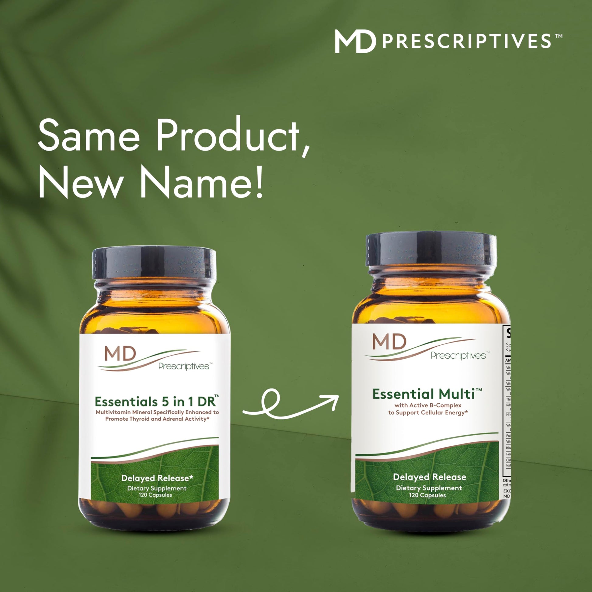 MD Prescriptives - Essential Multi (Delayed Release) - Multivitamin Mineral Complex Supplement for Enhanced Hormone Support - 120 Capsules MD Prescriptives Au supplements