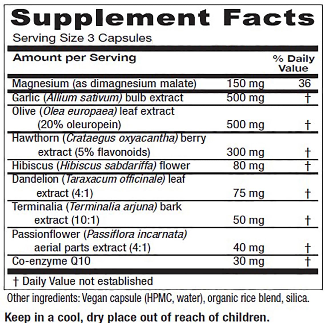 Vitanica VasoBlend - Heart Health Supplement with Folic Acid, Magnesium, CoQ10 & Terminalia Arjuna Bark - Heart Health Supplement - Consumer Line - 90 Vegan Caps Vitanica Au supplements