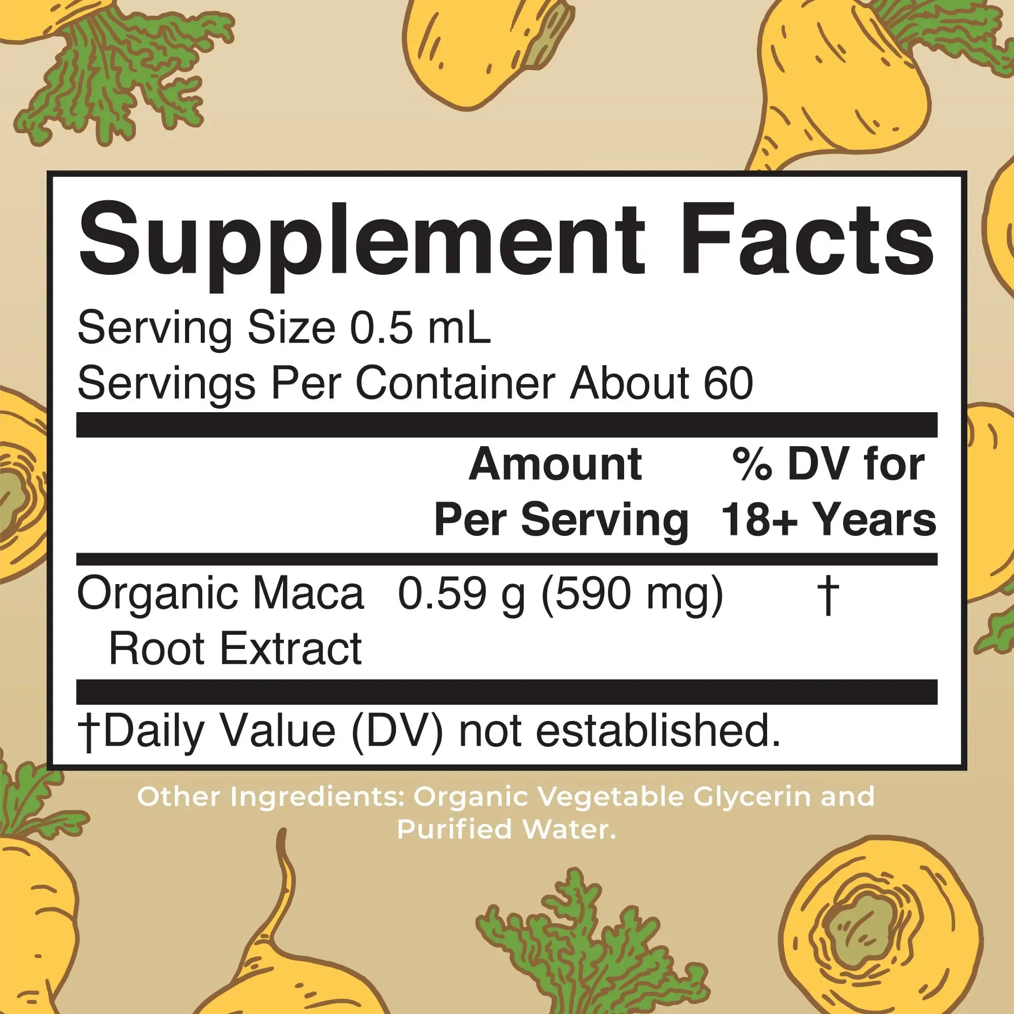 MaryRuth’s USDA Organic Maca Root Liquid Drops | Vegan | Non-GMO | Gluten Free | Alcohol Free | 1 Fl Oz MARYRUTH'S Au supplements