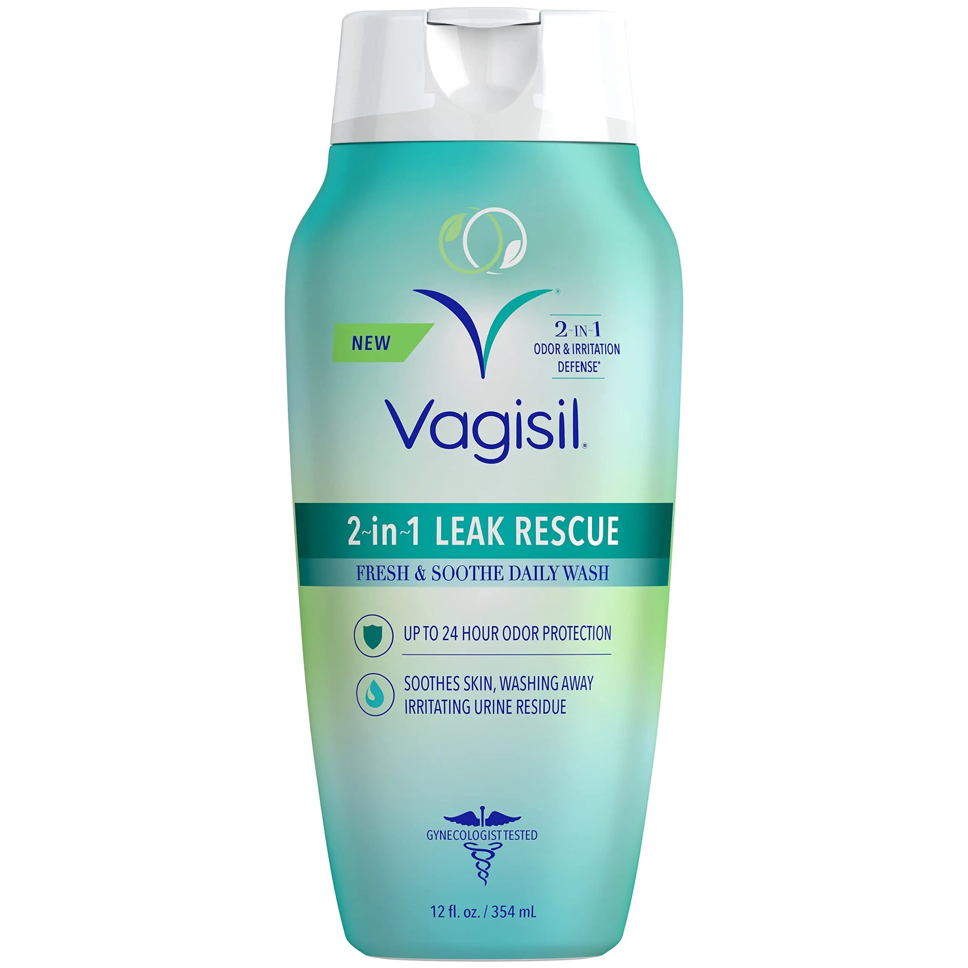 Vagisil 2-in-1 Leak Rescue Daily Intimate Feminine Wash for Women, Gynecologist Tested & Hypoallergenic Vagisil Au supplements
