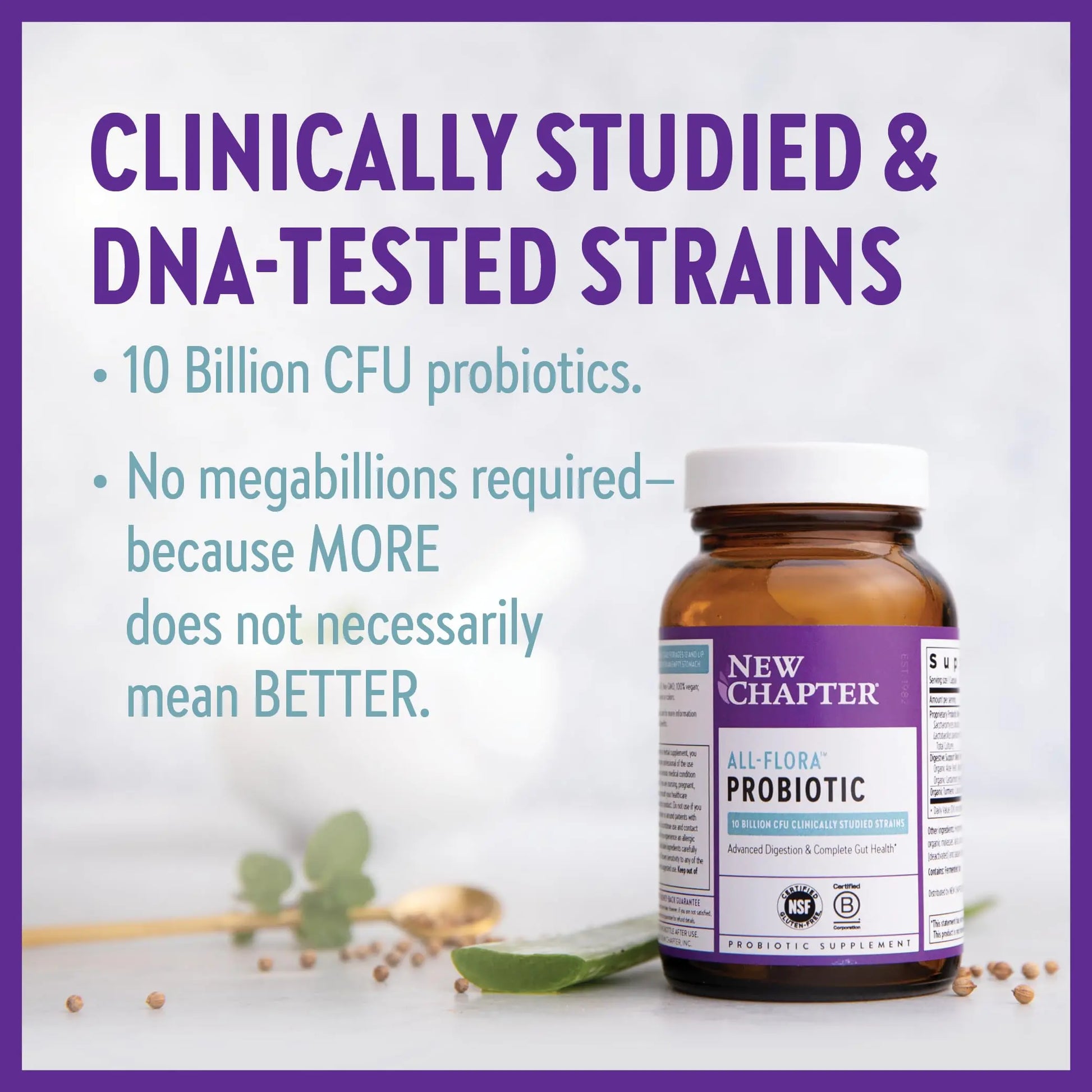 New Chapter Probiotic All-Flora - 30 ct (1 Month Supply) for Advanced Digestion New Chapter Au supplements