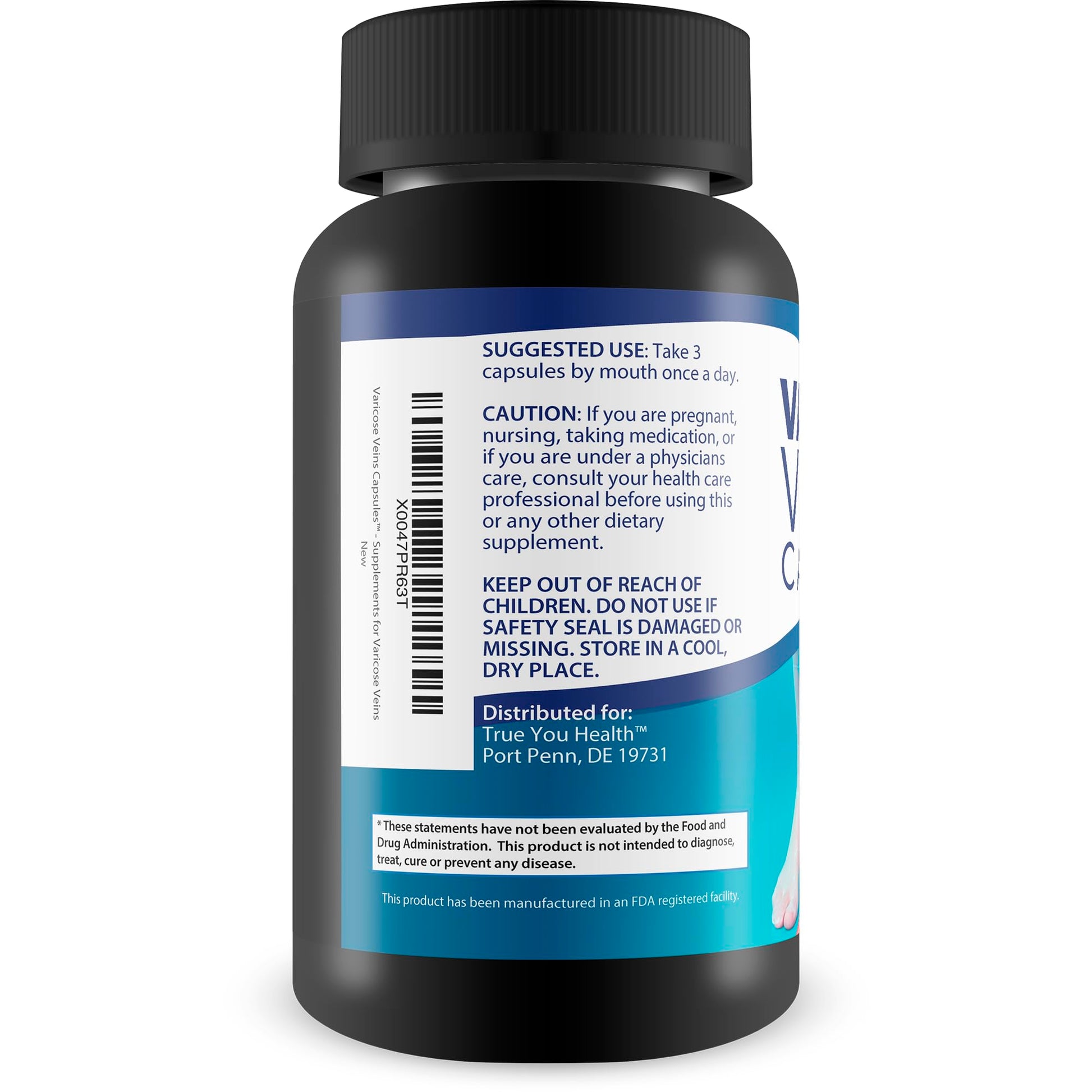 Varicose Veins Capsules - Our Best Natural Varicose Veins Treatment - Varicose Vein Supplement Anti Varicose Veins Women - Herbal Varicose Veins Treatment for Legs - Herbal Remedies for Varicose Veins Happy Health Marketplace Au supplements