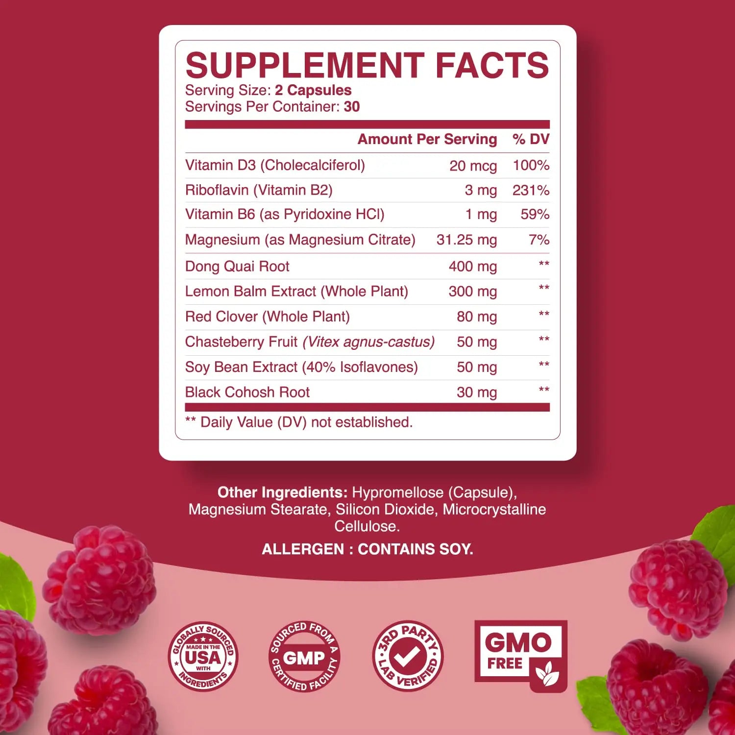 Natural Menopause Supplements for Women Health - Natural Hormone Balance for Women Plus Adrenal Support Menopause Relief and Thyroid Support with Dong Quai Root and Black Cohosh for Menopause Phytoral Au supplements