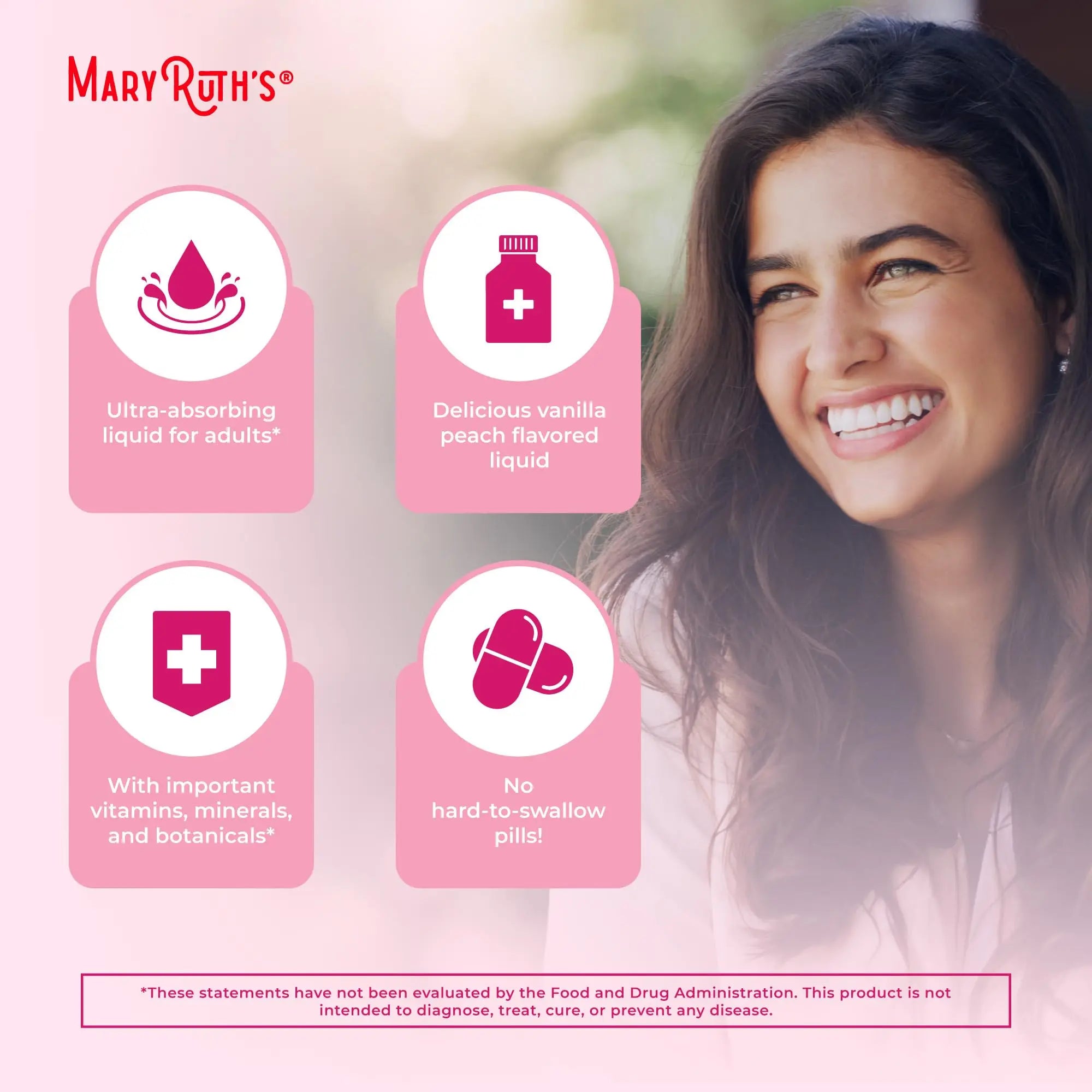 MaryRuth Organics USDA Organic Multivitamin for Women, Sugar Free Womens Multivitamin, Liquid Vitamins for Women, Immune Support Supplement, Ashwagandha, Methylfolate, Vegan, Non-GMO, 15.22 Fl Oz MARYRUTH'S Au supplements