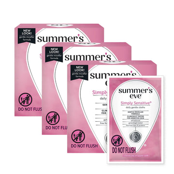 Summer's Eve Feminine Cleansing Wipes, Simply Sensitive, 16 Count, 3 Pack Summer's Eve Au supplements