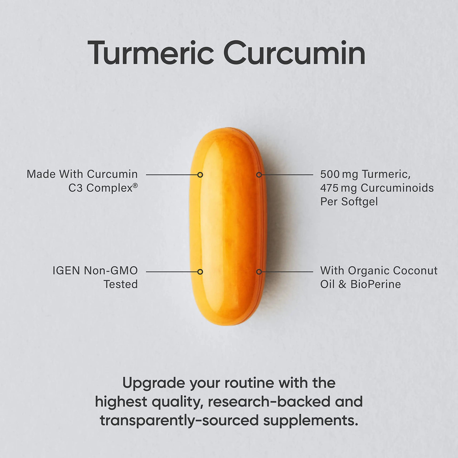Sports Research Turmeric Curcumin C3 Complex 500 mg, Enhanced with Black Pepper Sports Research Au supplements