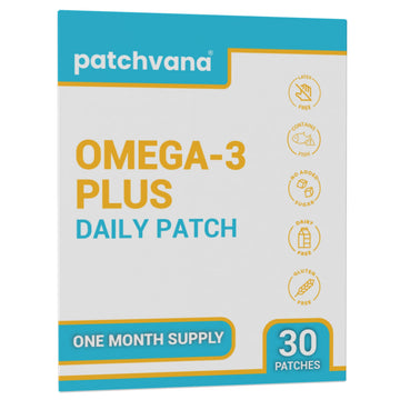 Patchvana Omega 3 Patch for Women & Men, 1 Month Supply, 30 Patches Patchvana Au supplements