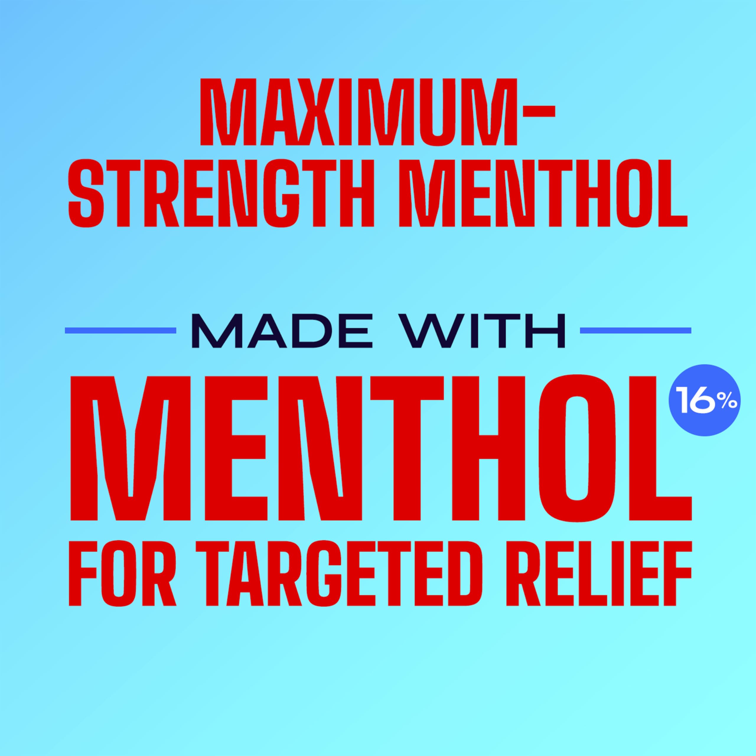 Icy Hot Original Pain Relief No-Mess Roll-On Applicator, Fast-Acting Pain Relief with Max Strength Menthol 16%, Contrast Therapy for Backaches, Joints, Muscle Strains and Arthritis, 2.5 oz Icy Hot Au supplements